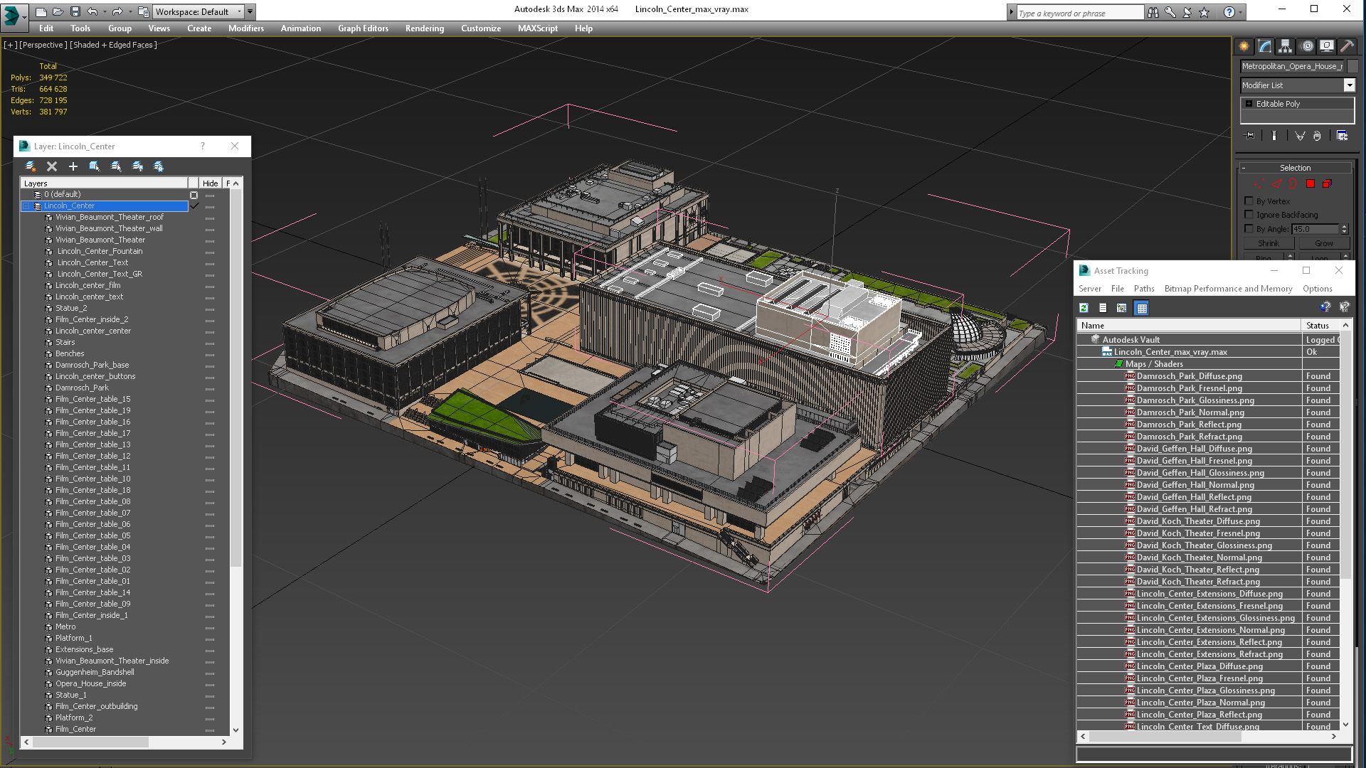 Lincoln Center 3D model