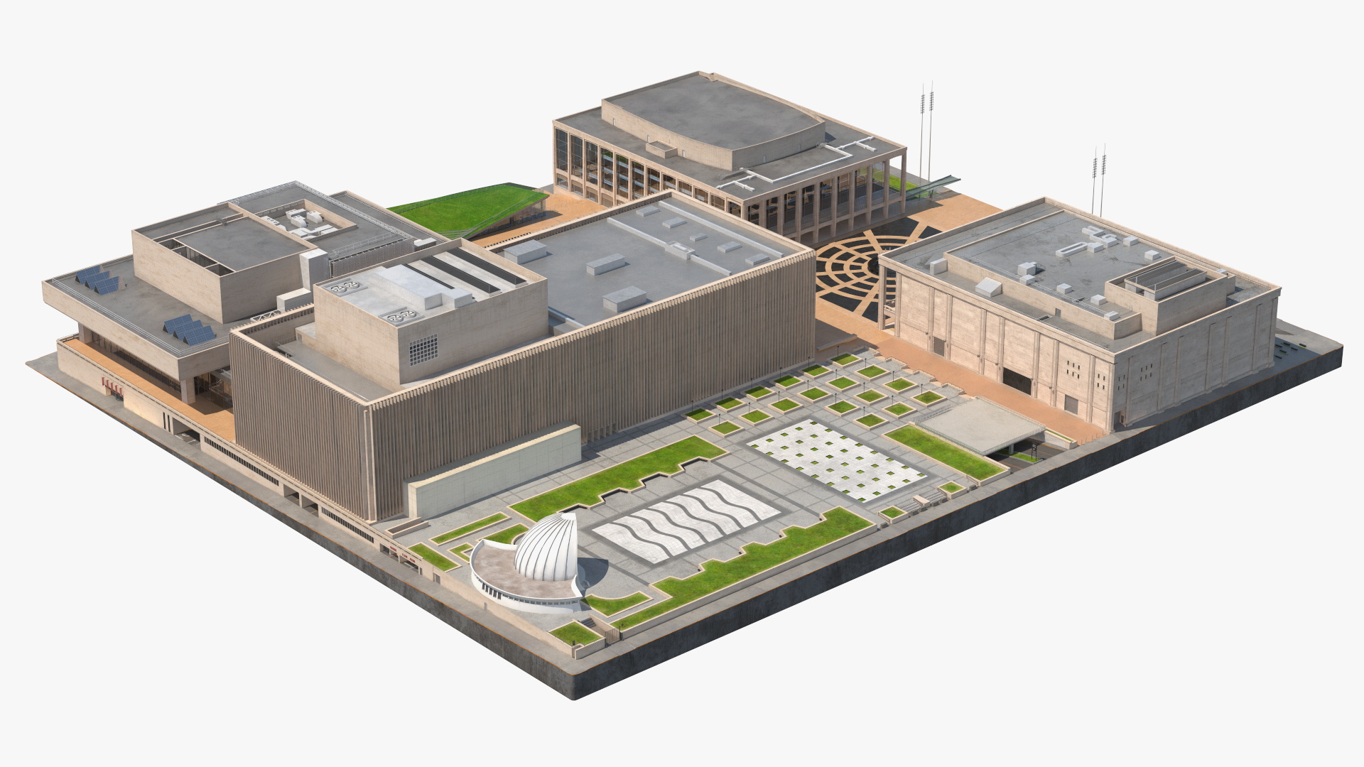 Lincoln Center 3D model