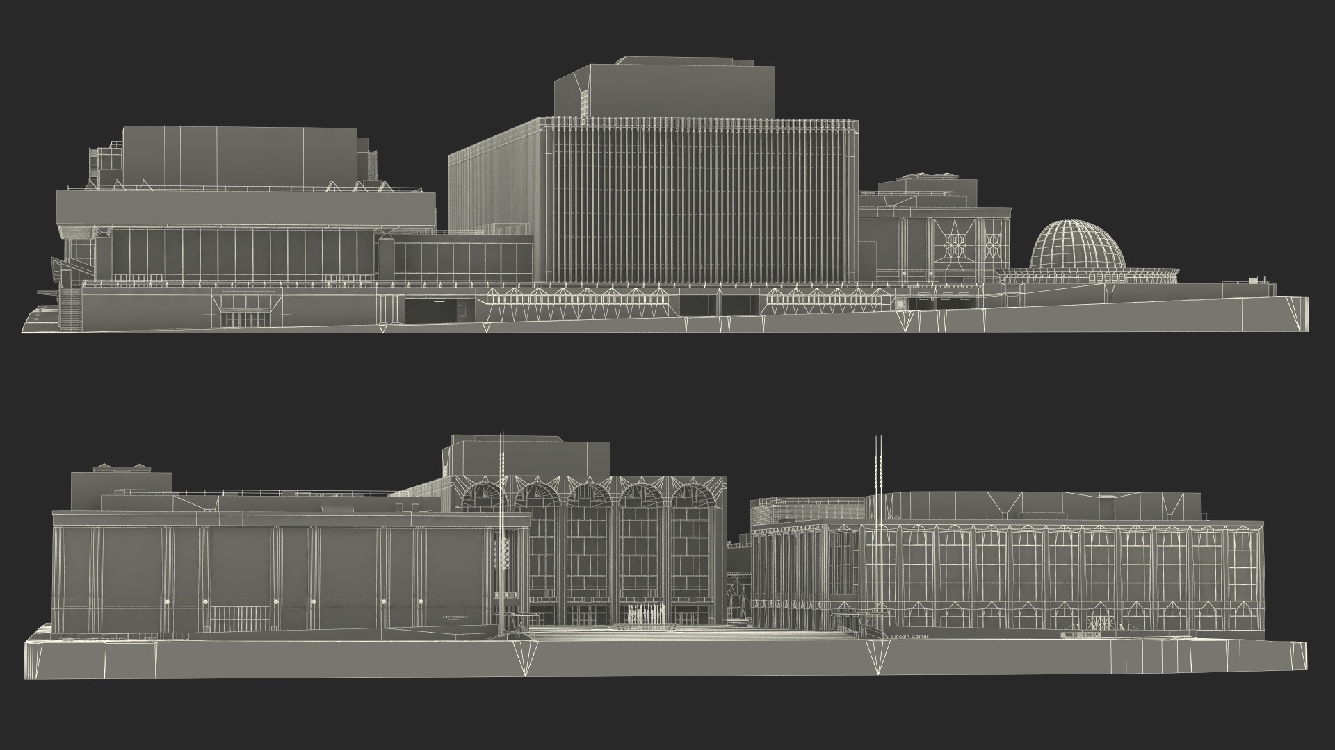 Lincoln Center 3D model