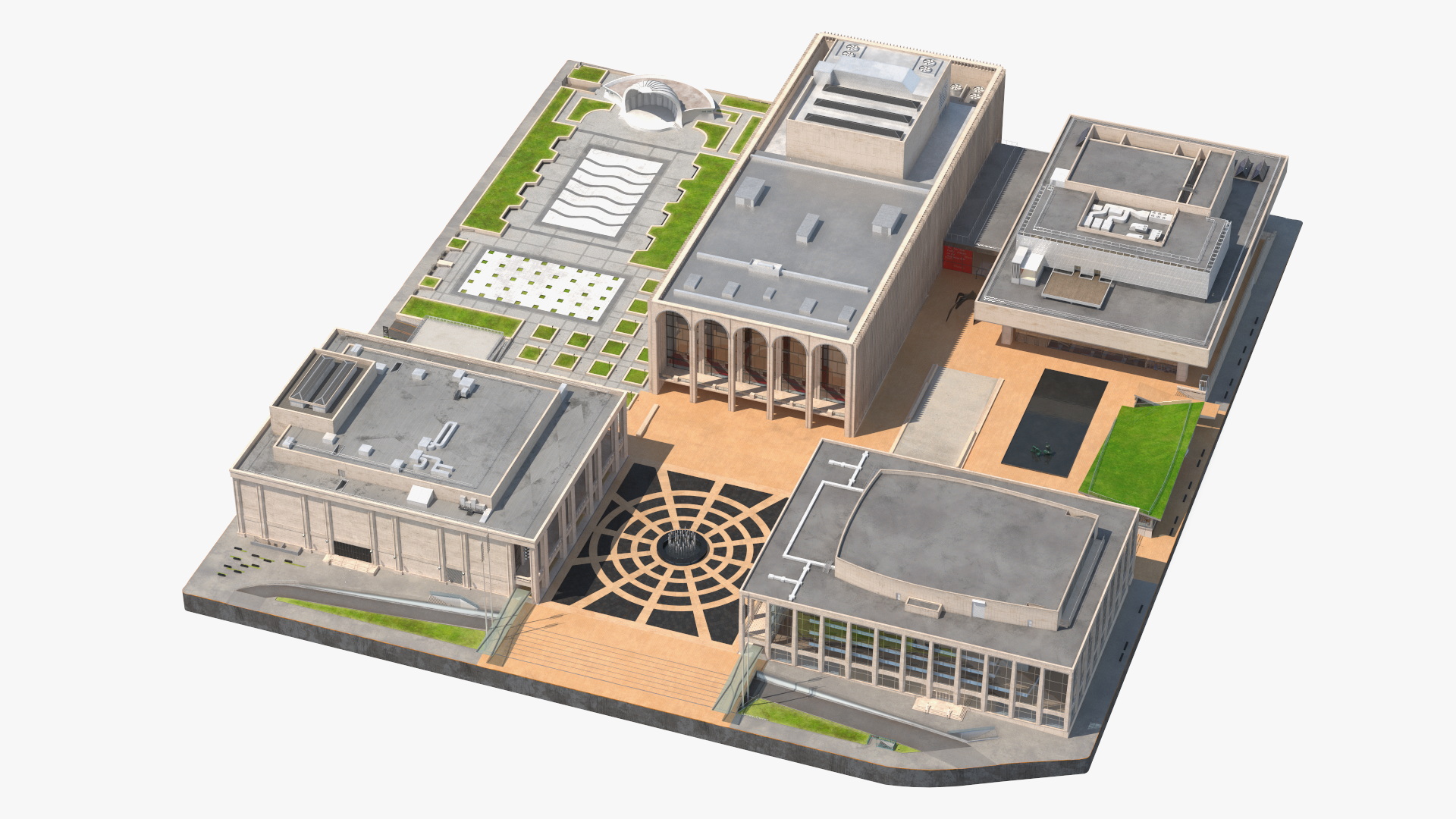 Lincoln Center 3D model
