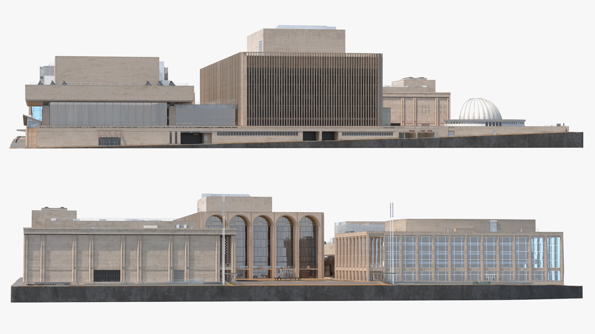 Lincoln Center 3D model