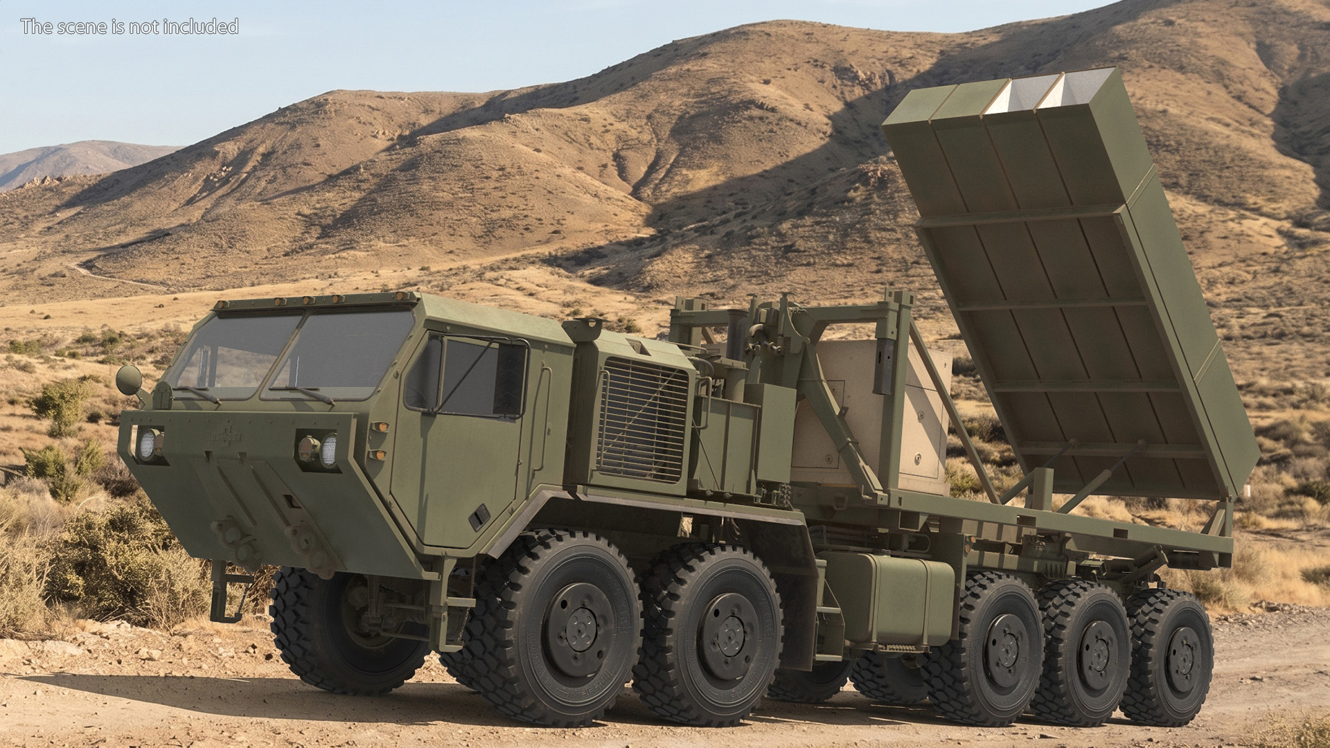 Blackbeard Hypersonic Missile Launcher on Oshkosh Truck Rigged - view 2