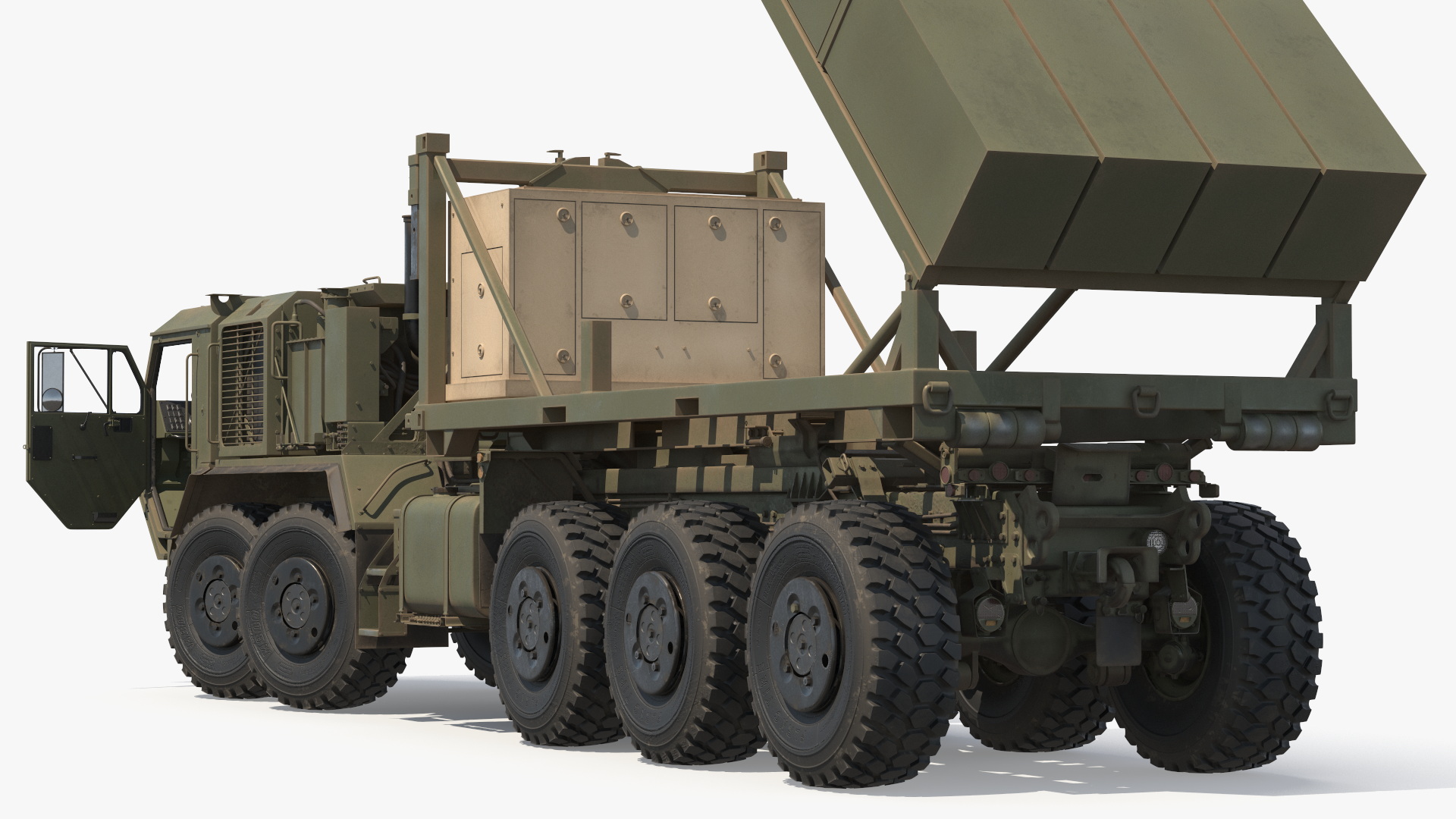 Blackbeard Hypersonic Missile Launcher on Oshkosh Truck Rigged - view 9