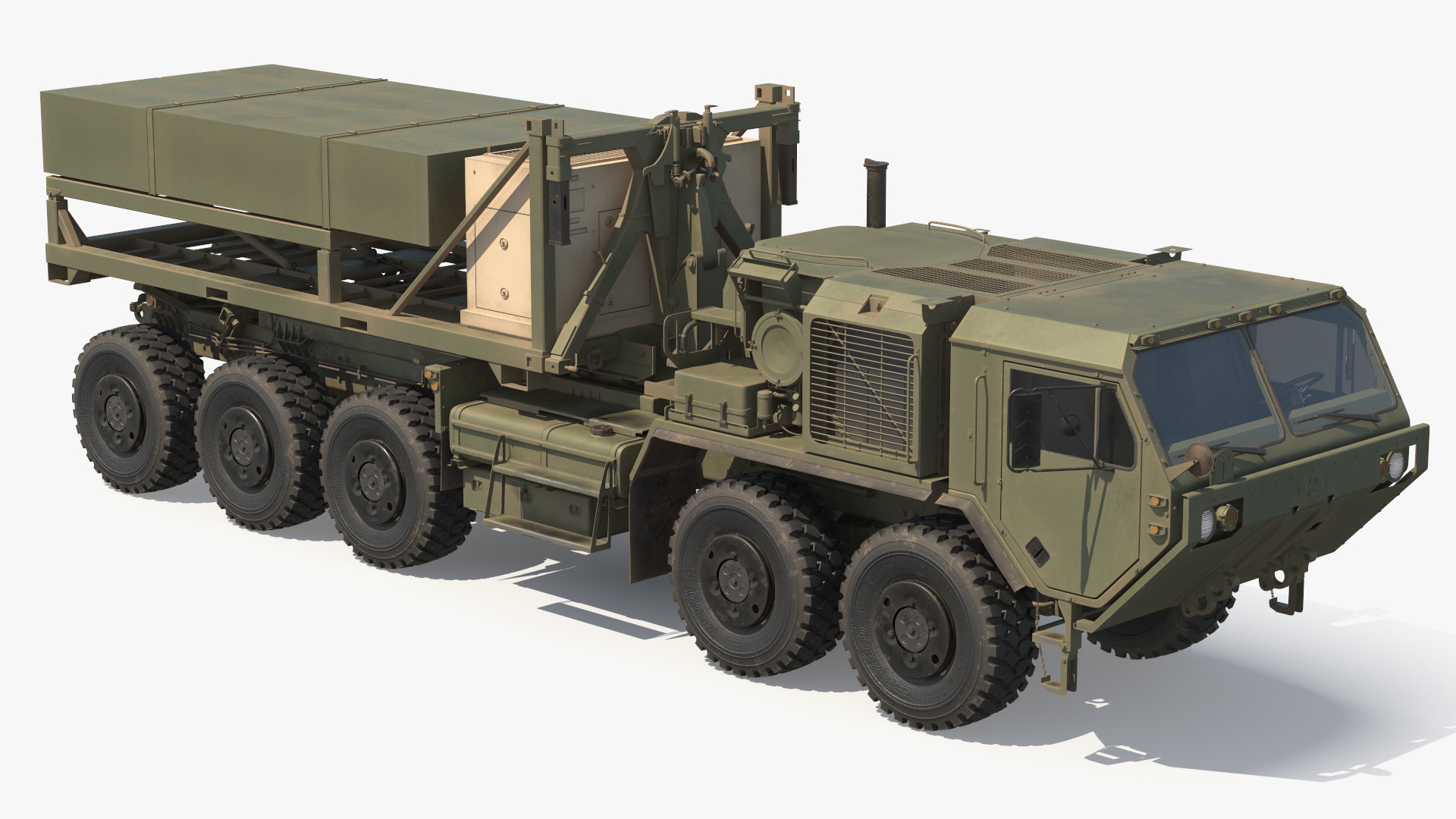 Blackbeard Hypersonic Missile Launcher on Oshkosh Truck Rigged - view 11