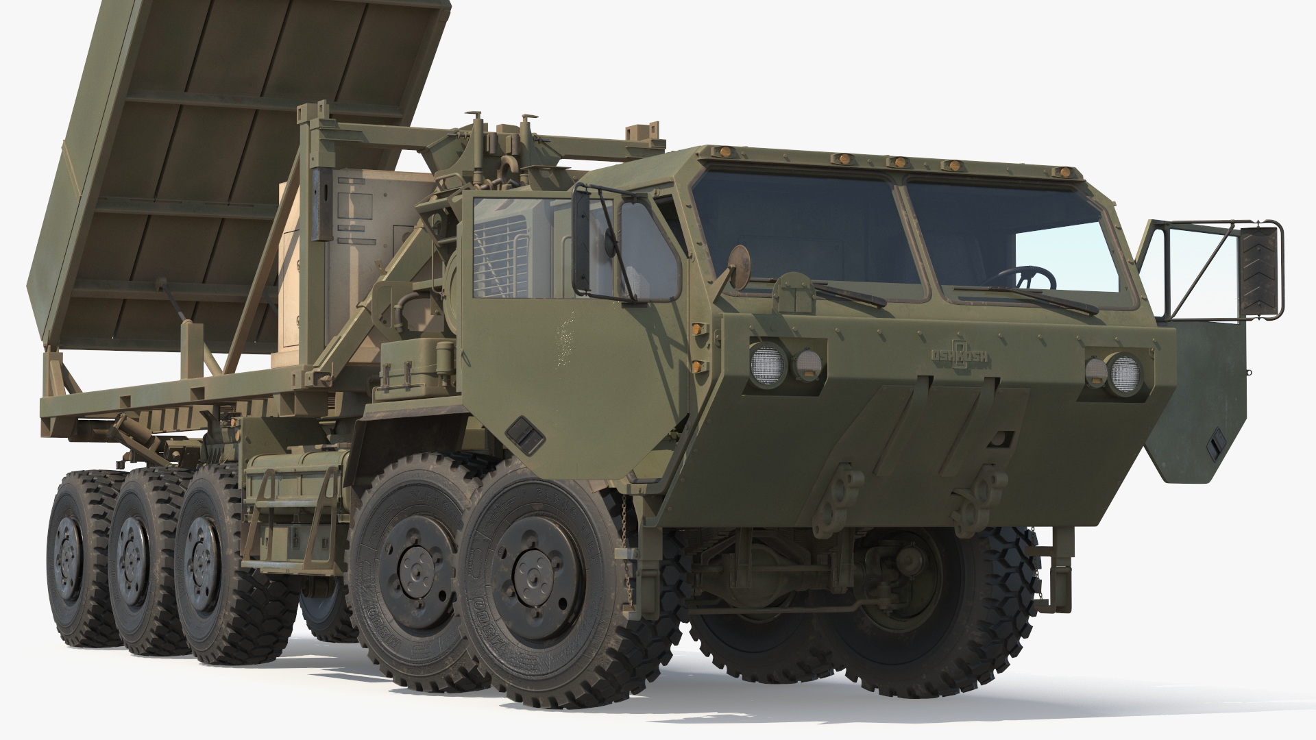 Blackbeard Hypersonic Missile Launcher on Oshkosh Truck Rigged - view 8