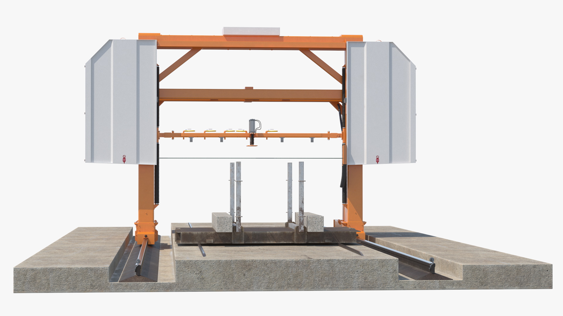 Cutter Concrete Slab Wire Saw 3D model