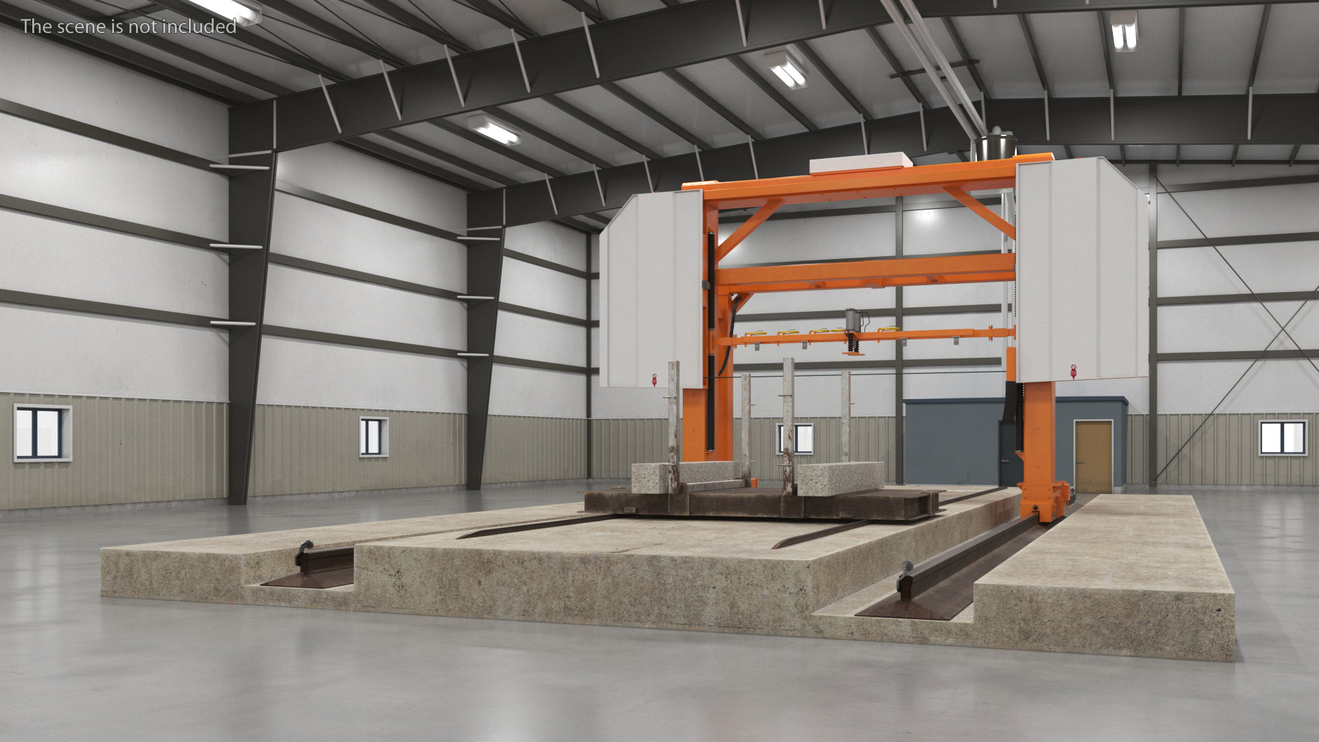 Cutter Concrete Slab Wire Saw 3D model