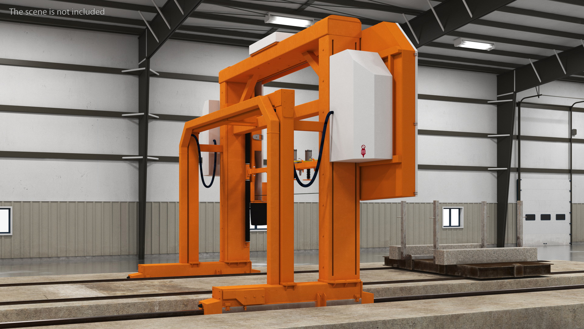 Cutter Concrete Slab Wire Saw 3D model