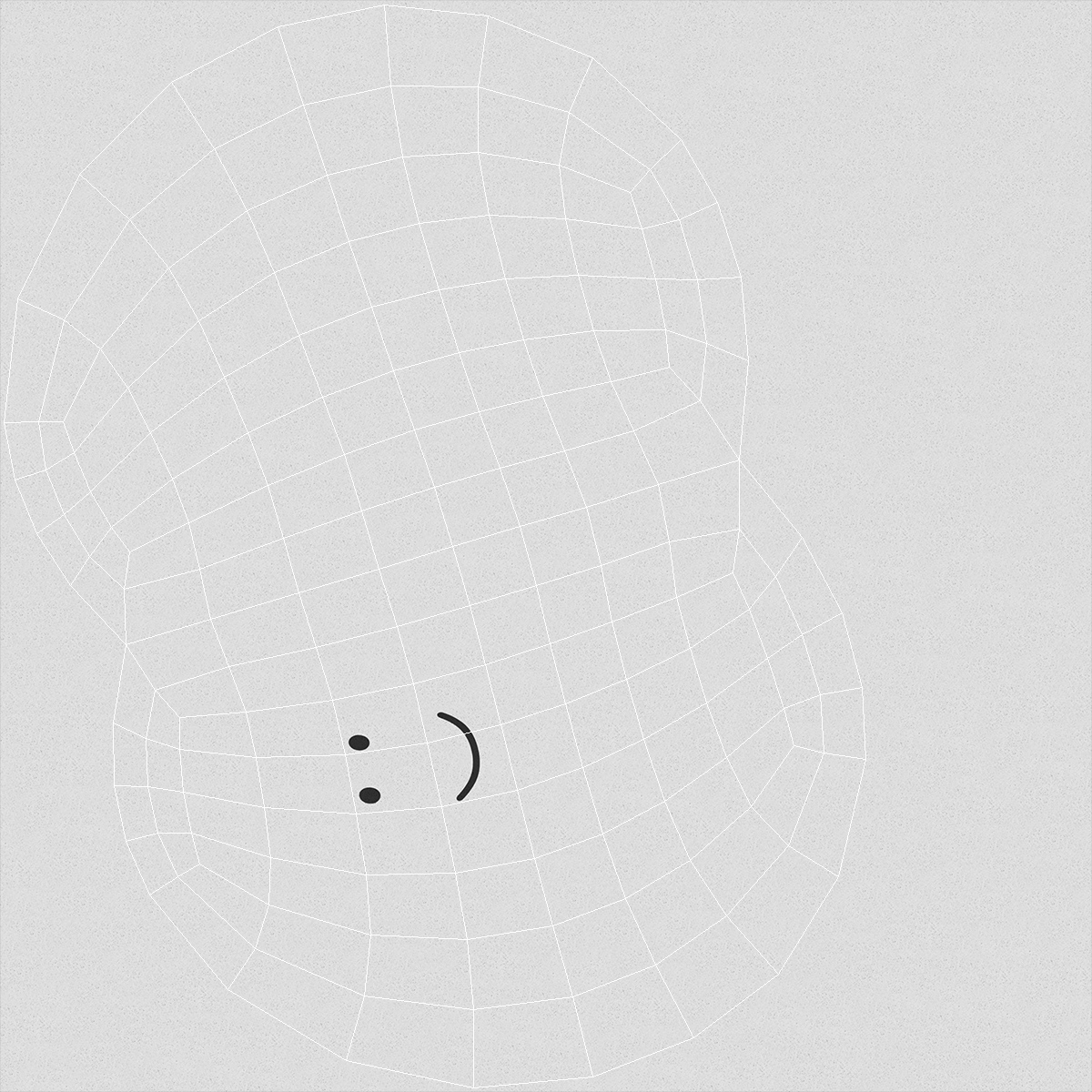 3D model Egg Smiley Face