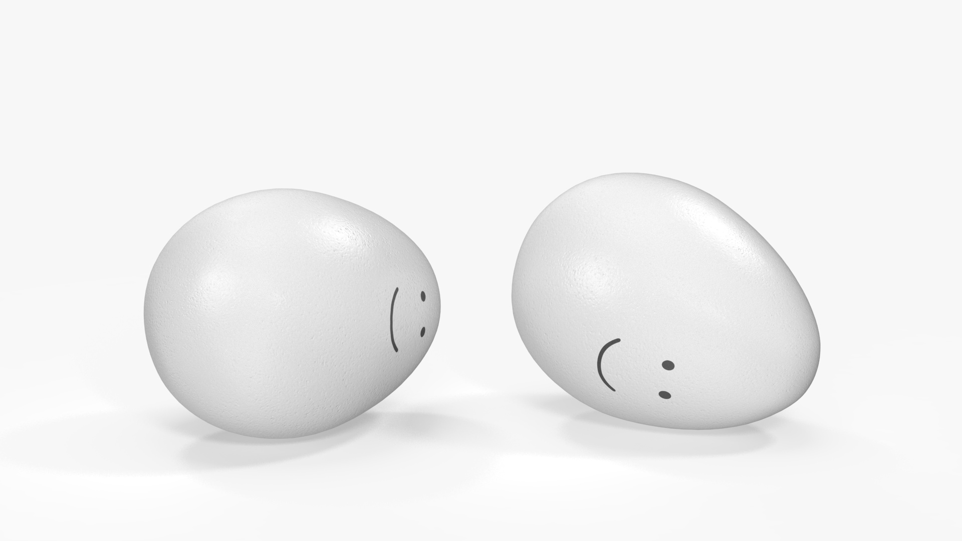 3D model Egg Smiley Face