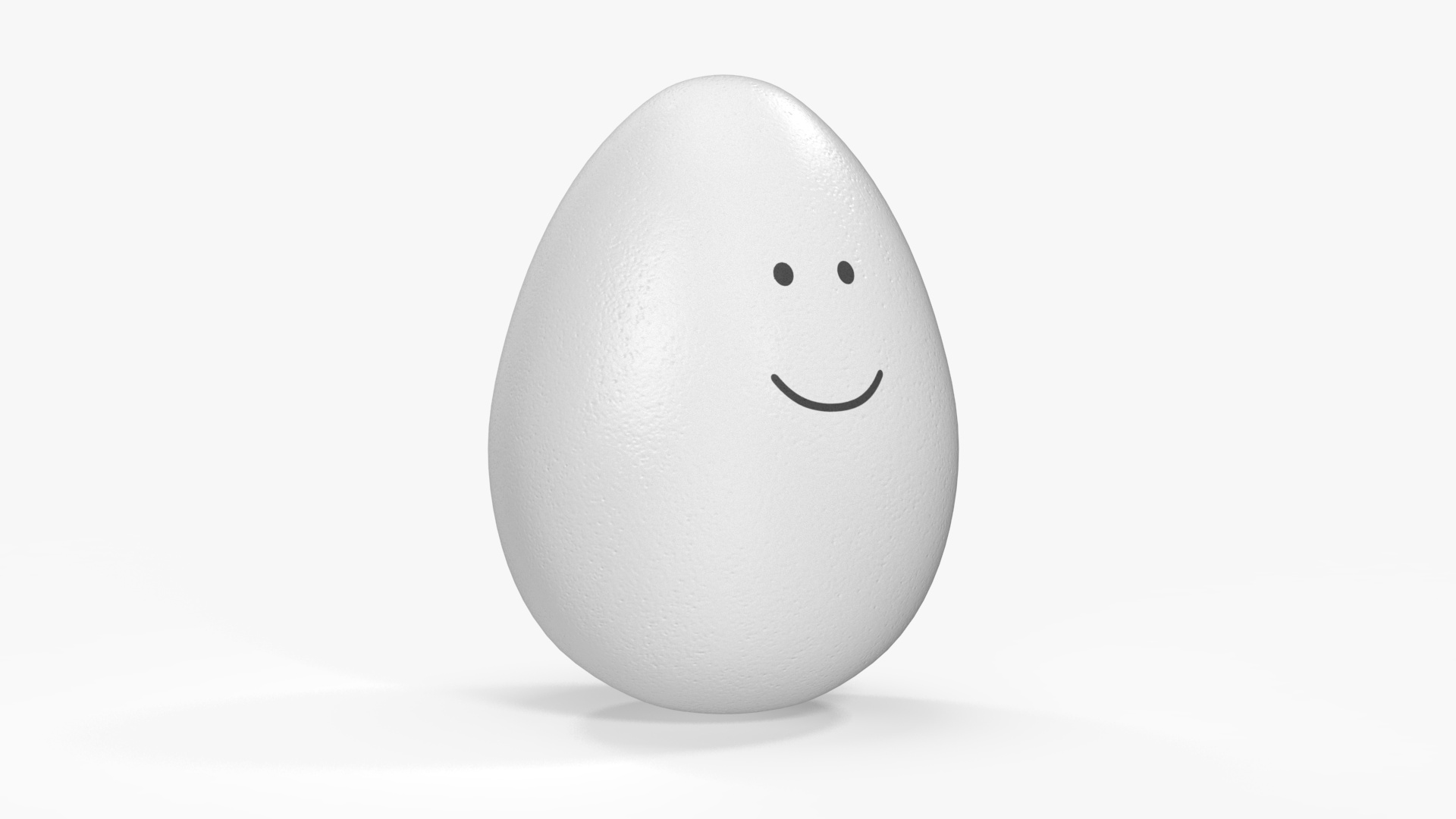 3D model Egg Smiley Face