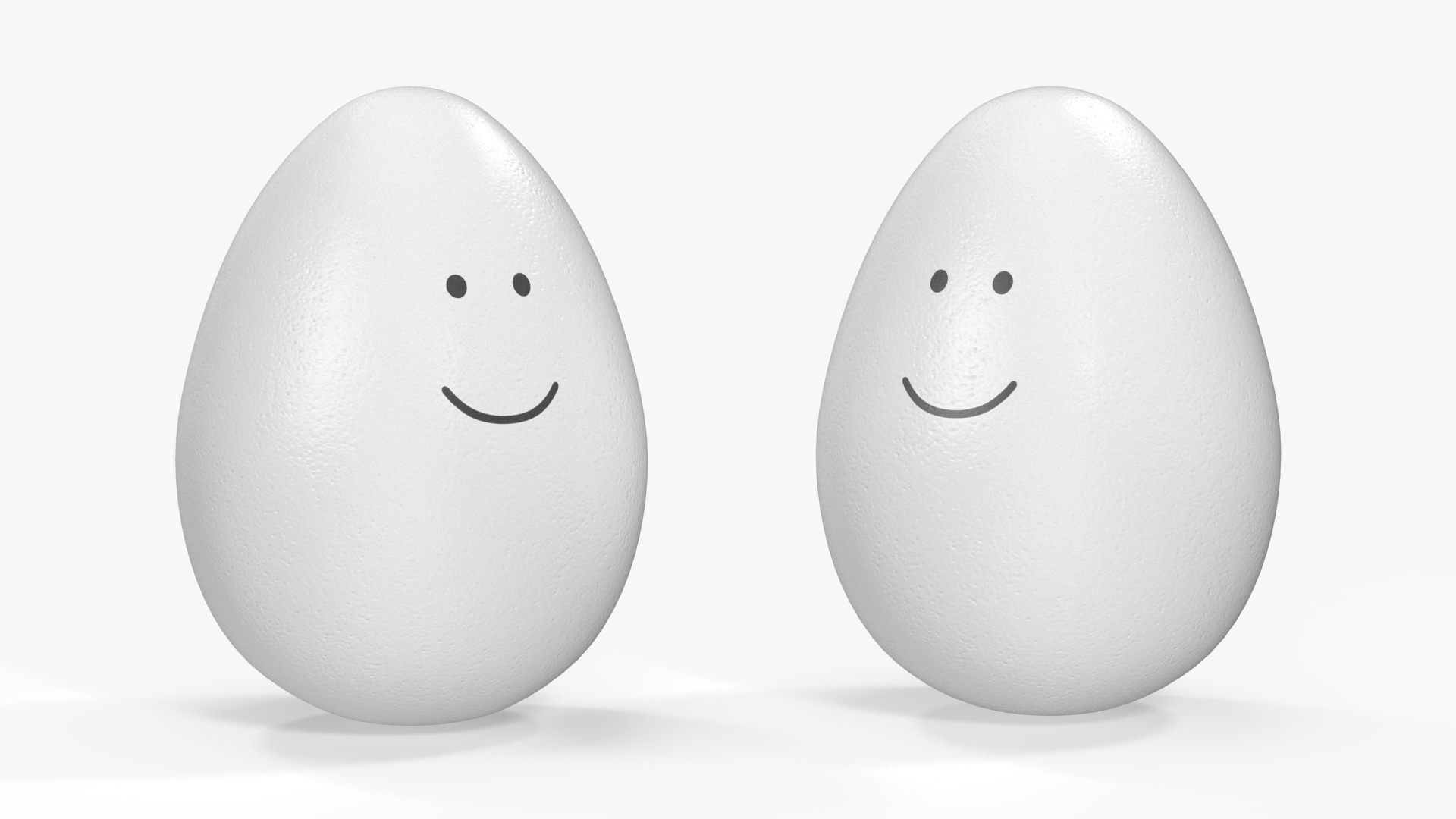 3D model Egg Smiley Face