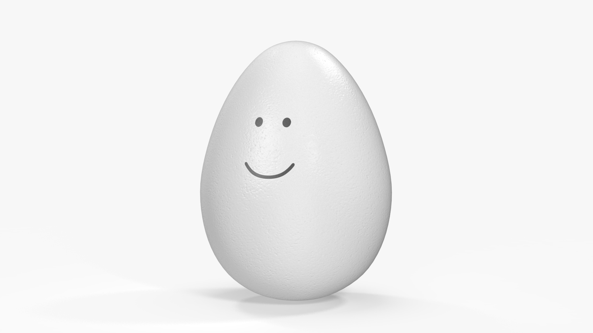 3D model Egg Smiley Face