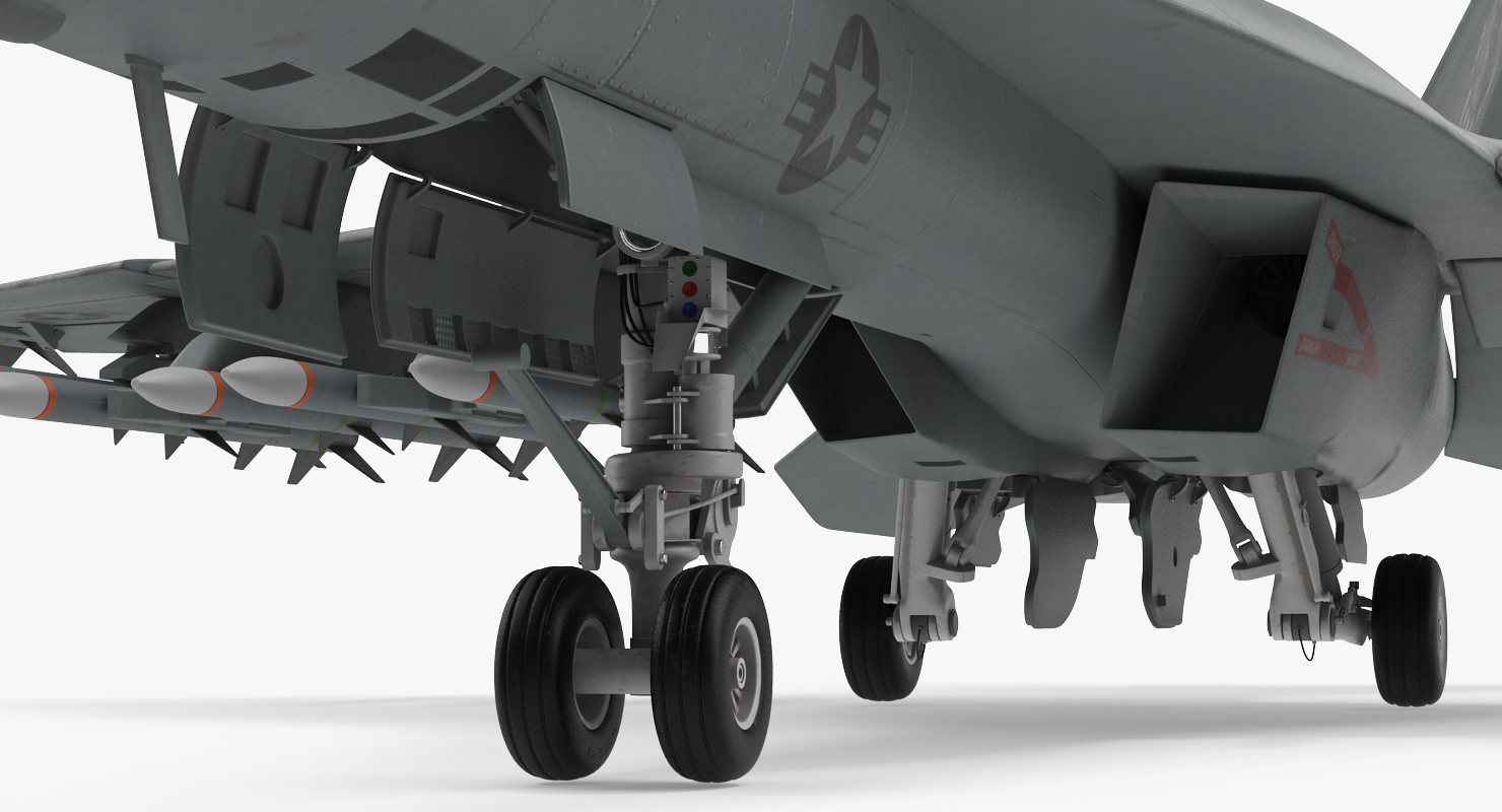 3D Fighter FA 18EF Super Hornet model