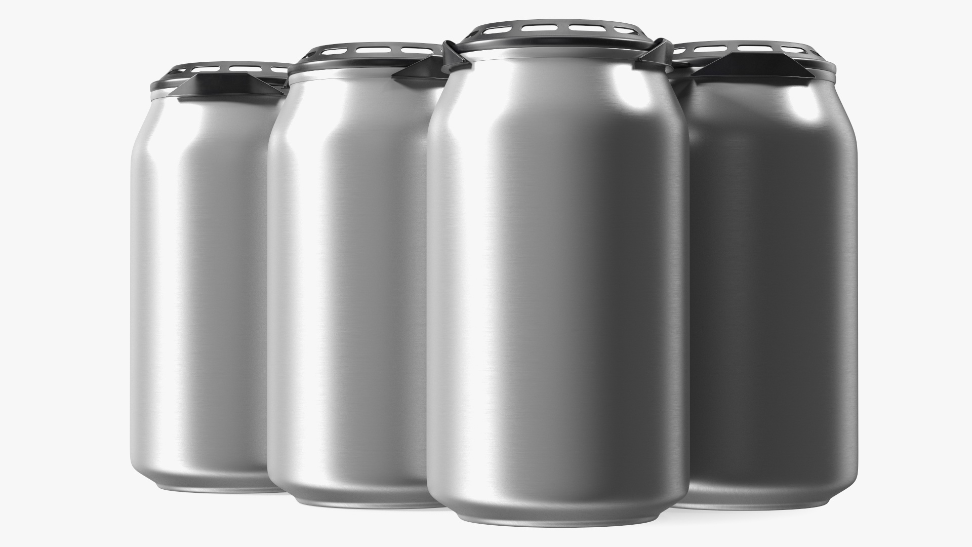 Plastic 6 Pack Rings for Soda Cans 3D model