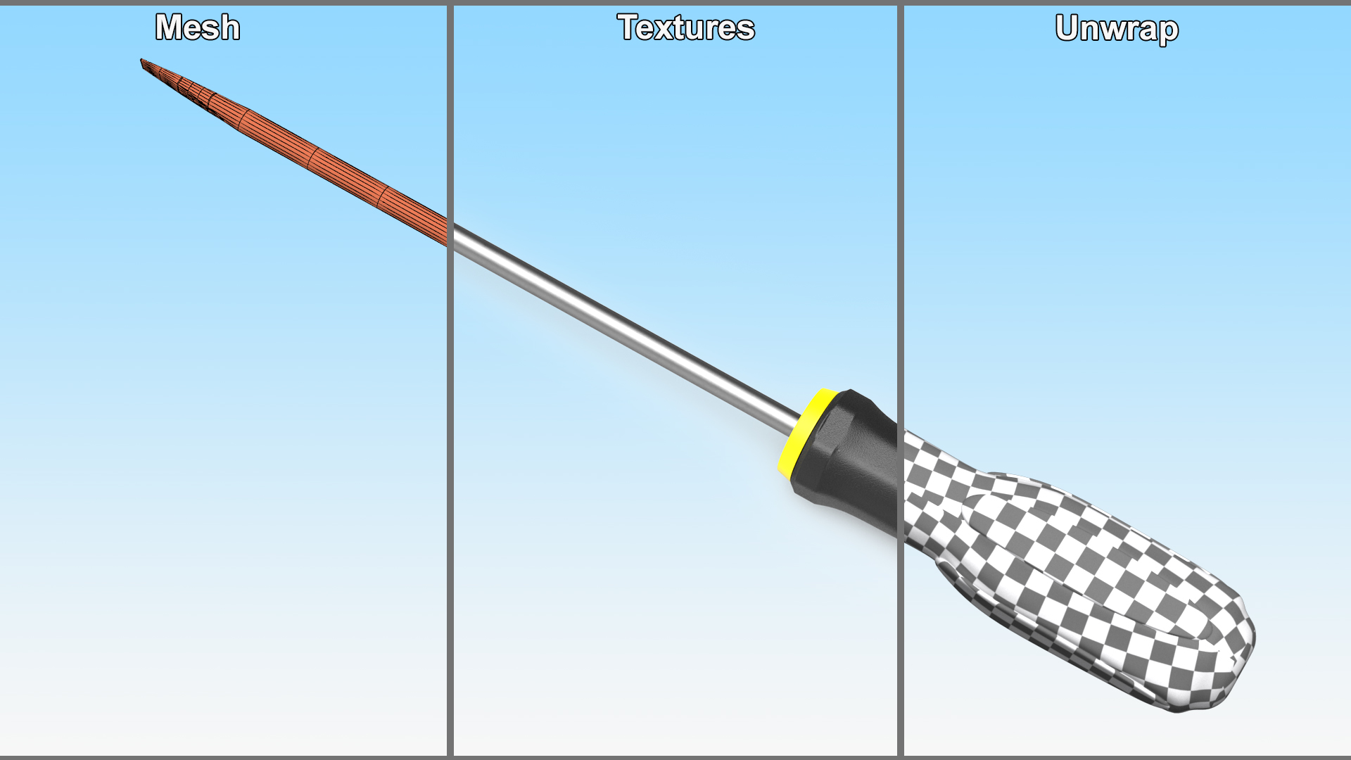 3D model Flat Head Screwdriver 5mm