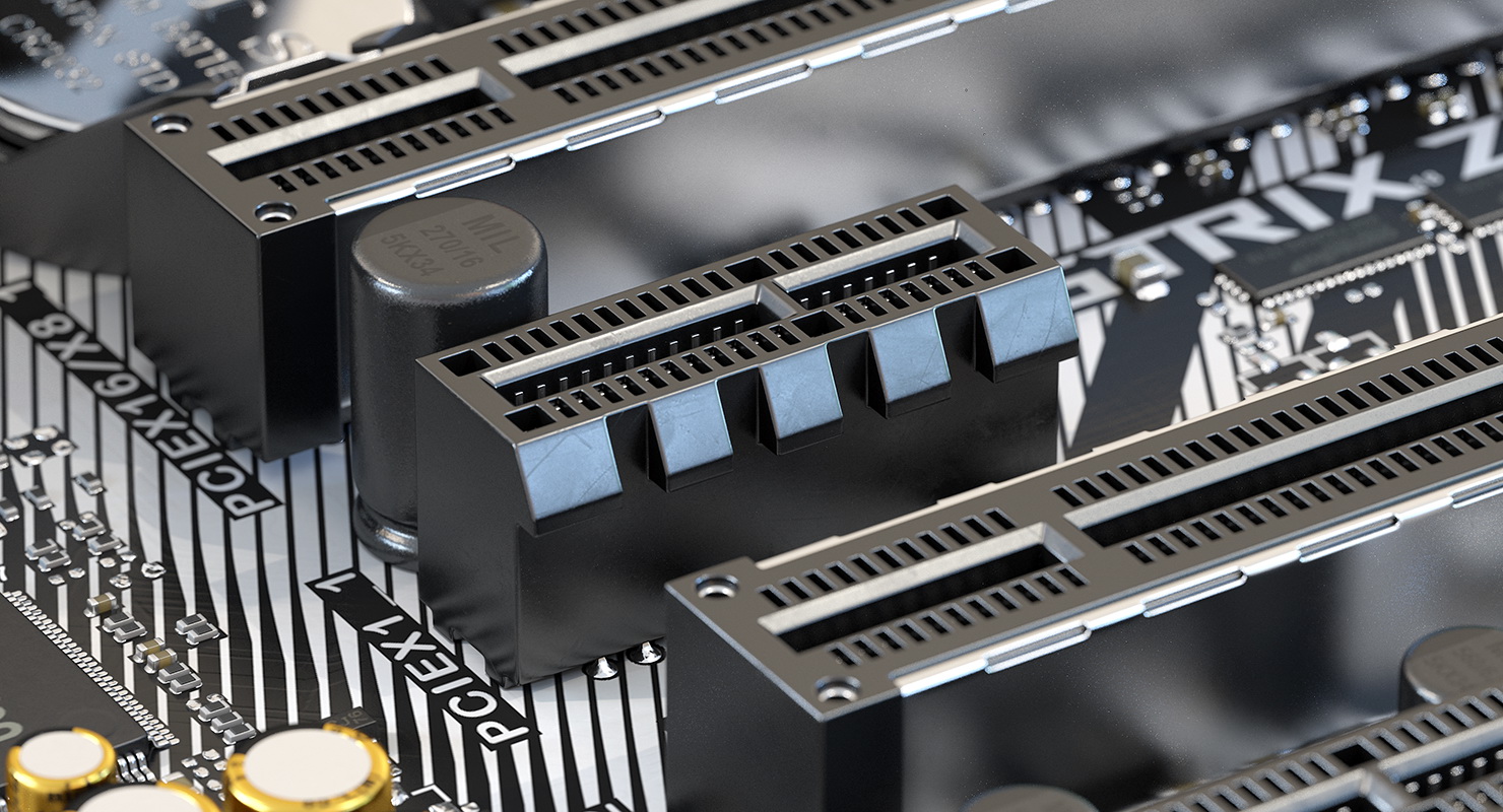 3D ASUS ROG Strix Z370-G Motherboard model