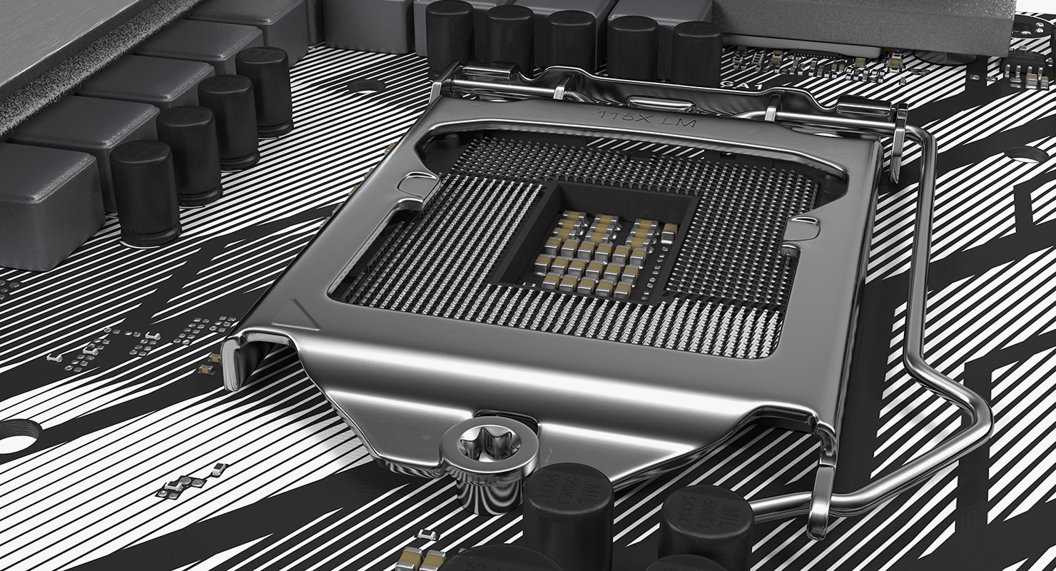 3D ASUS ROG Strix Z370-G Motherboard model
