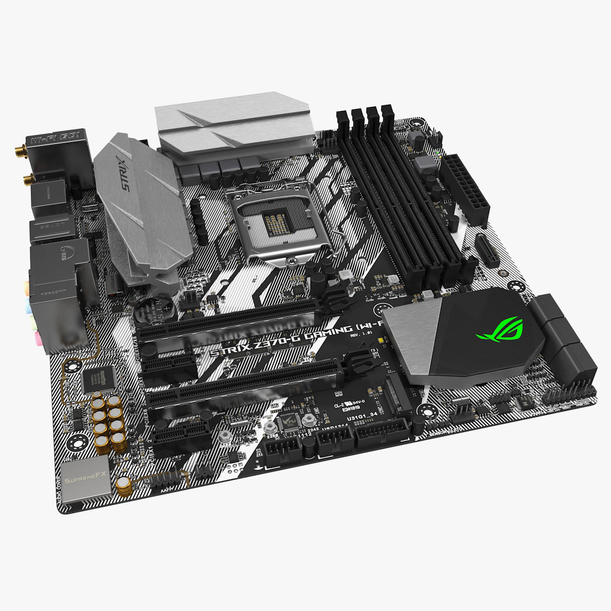 ASUS ROG Strix Z370-G Motherboard, view 3