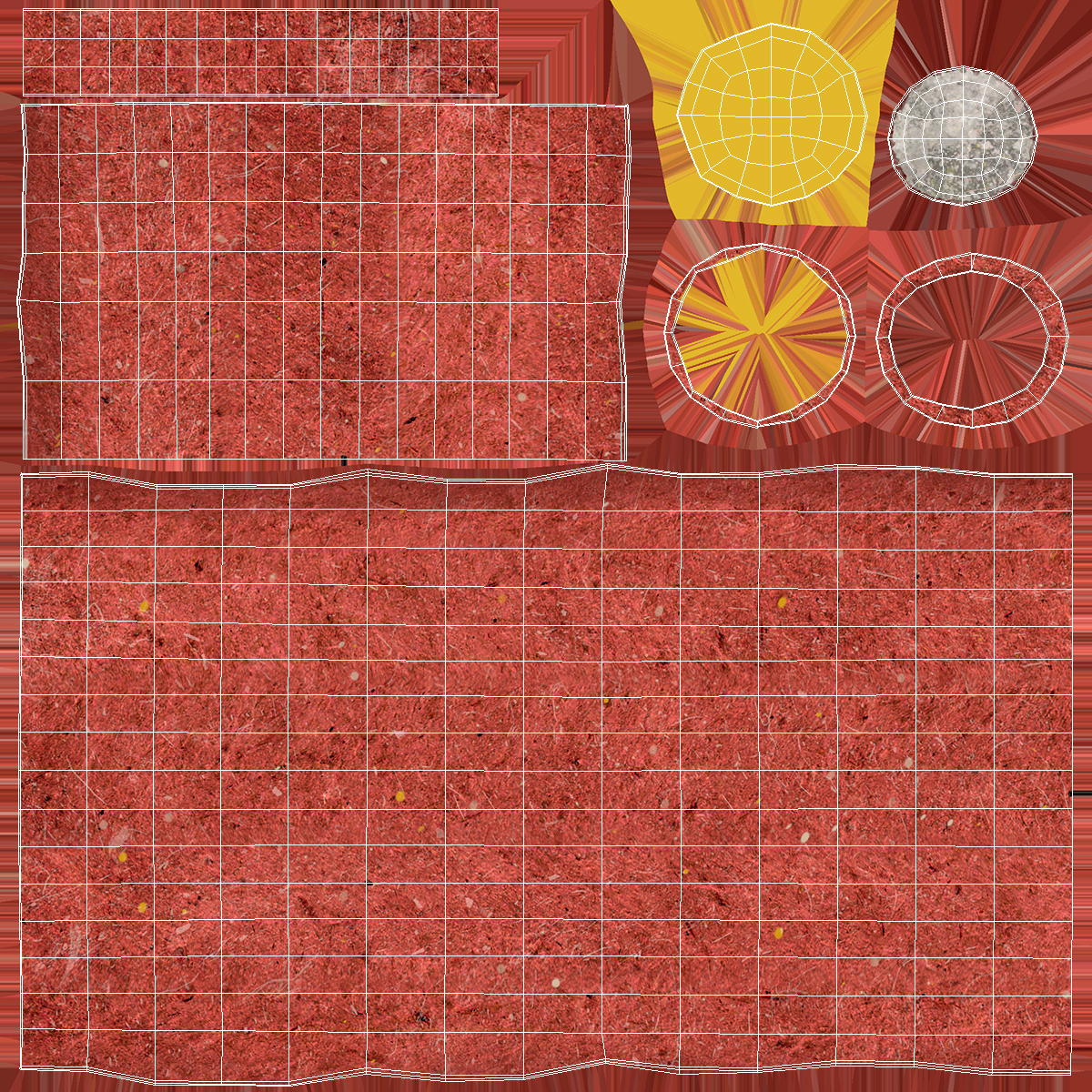 Pile of Firecrackers Fur 3D model