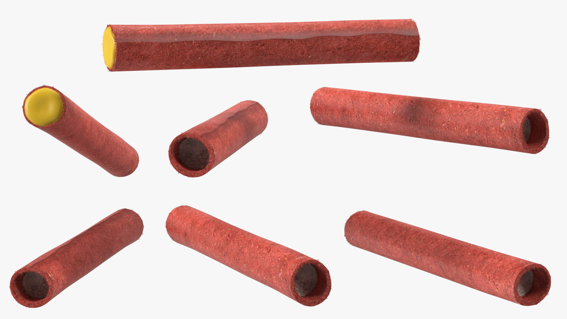 Pile of Firecrackers Fur 3D model