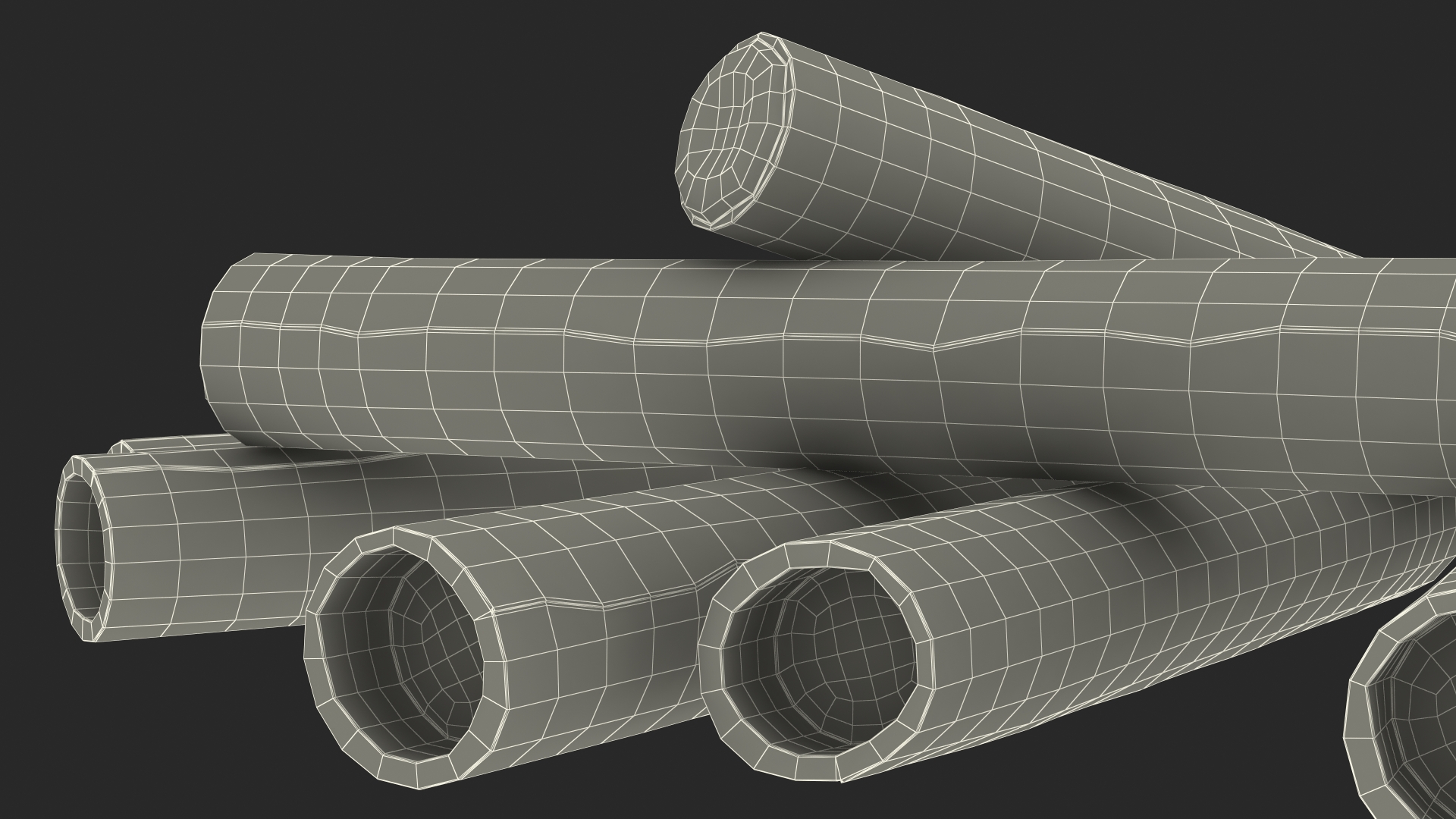 Pile of Firecrackers Fur 3D model