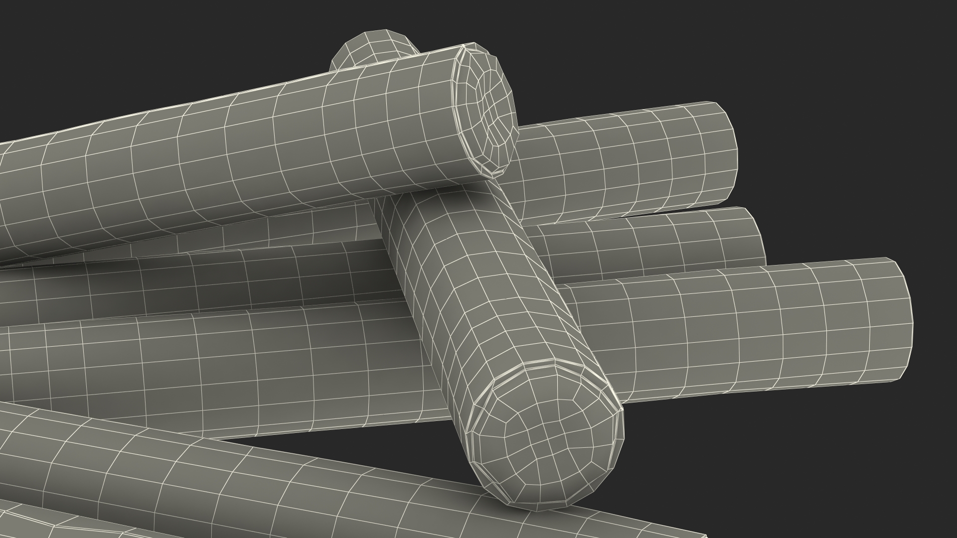 Pile of Firecrackers Fur 3D model
