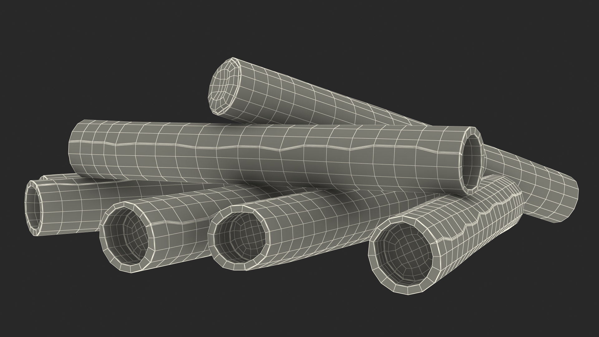 Pile of Firecrackers Fur 3D model