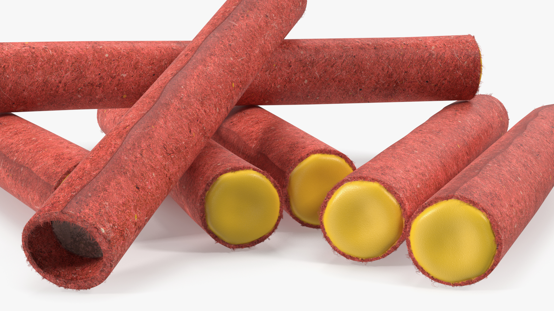 Pile of Firecrackers Fur 3D model