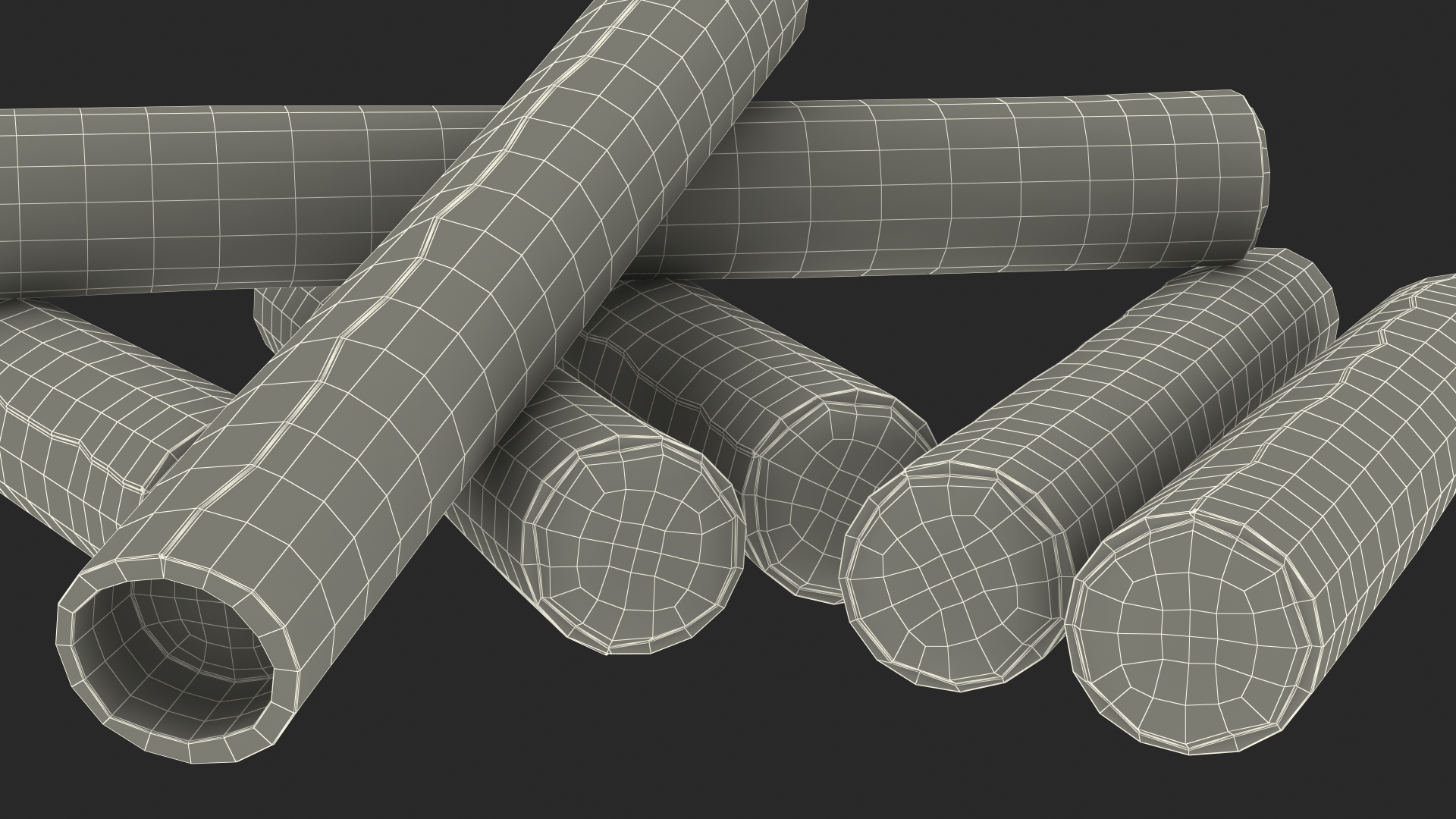 Pile of Firecrackers Fur 3D model