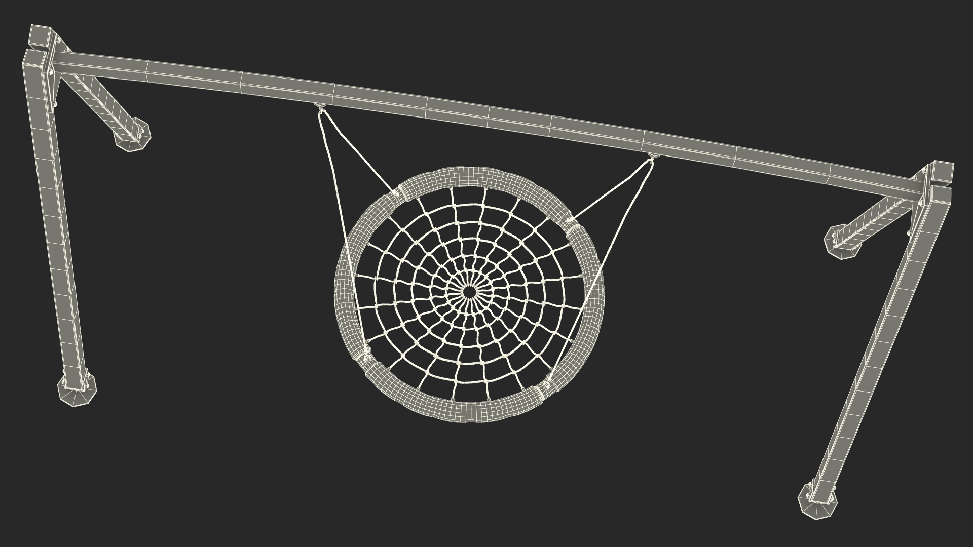 Nest Saucer Web Swing Green 3D