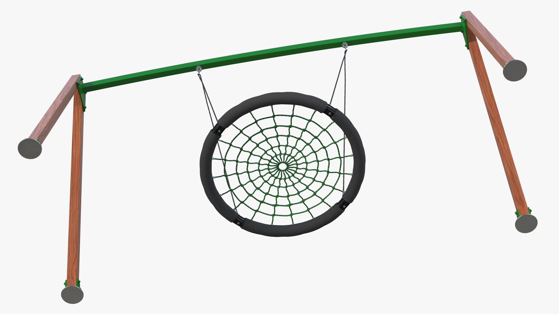 Nest Saucer Web Swing Green 3D