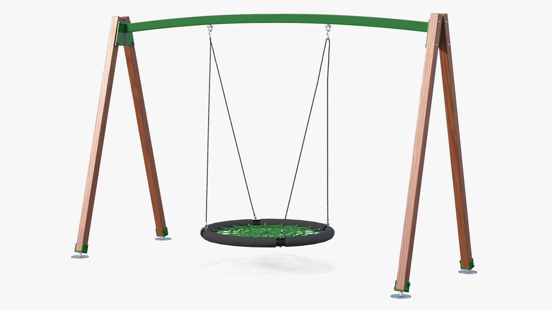 Nest Saucer Web Swing Green 3D