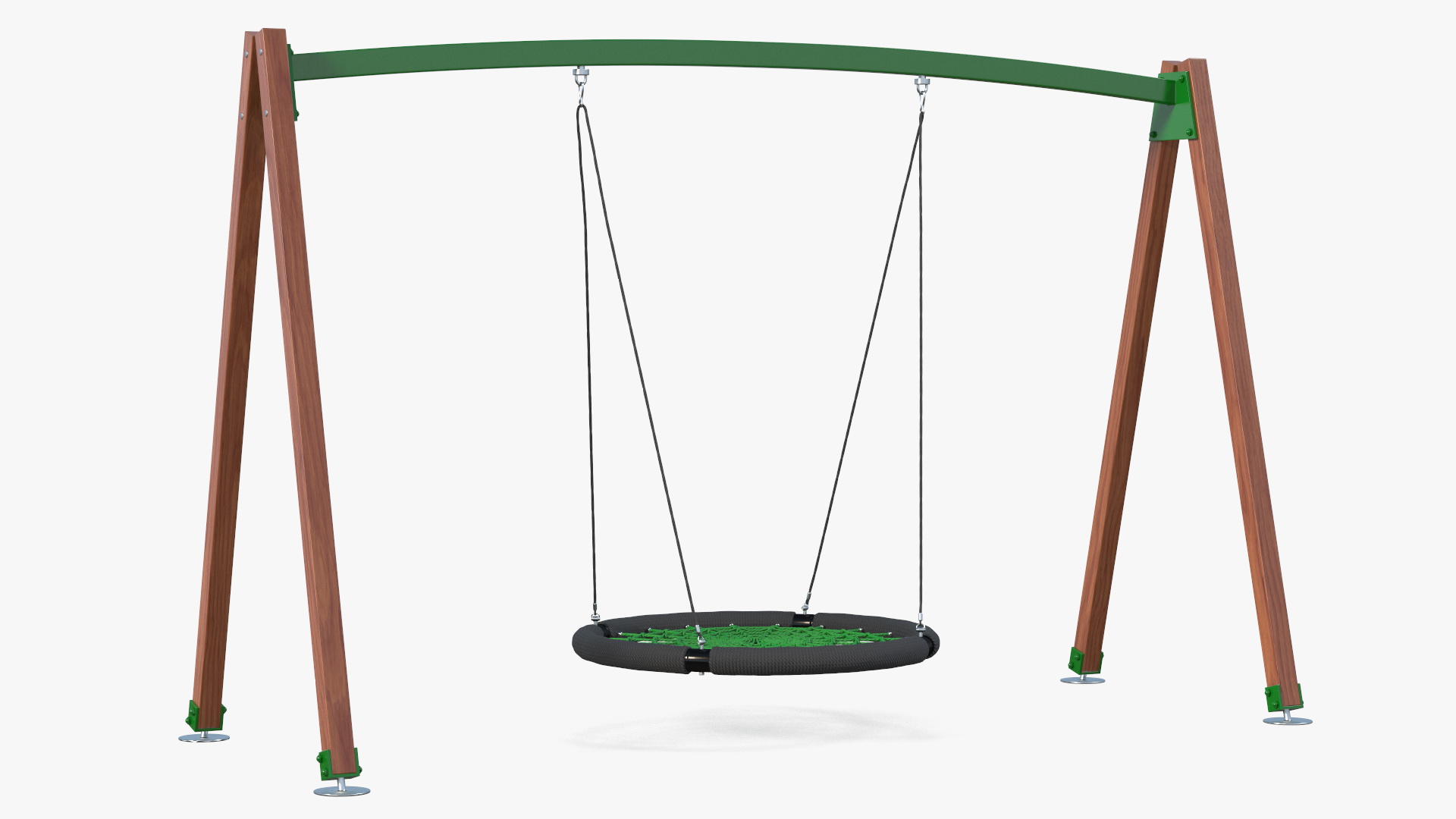 Nest Saucer Web Swing Green 3D
