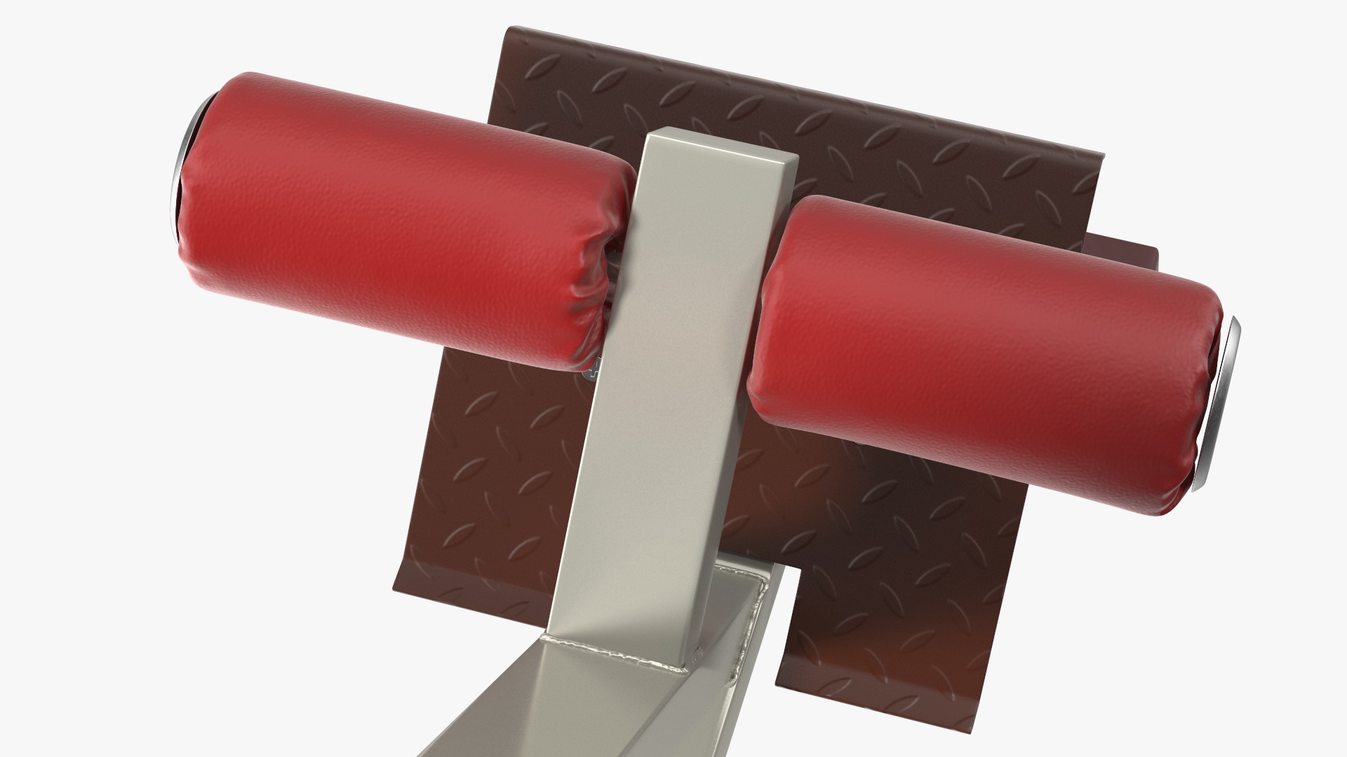 Hyperextension Bench Red 3D model