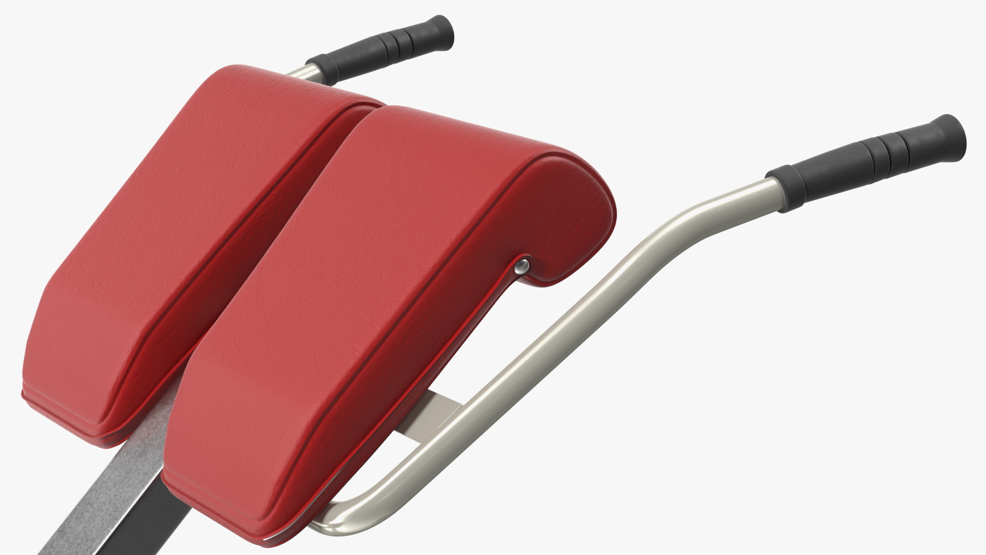 Hyperextension Bench Red 3D model