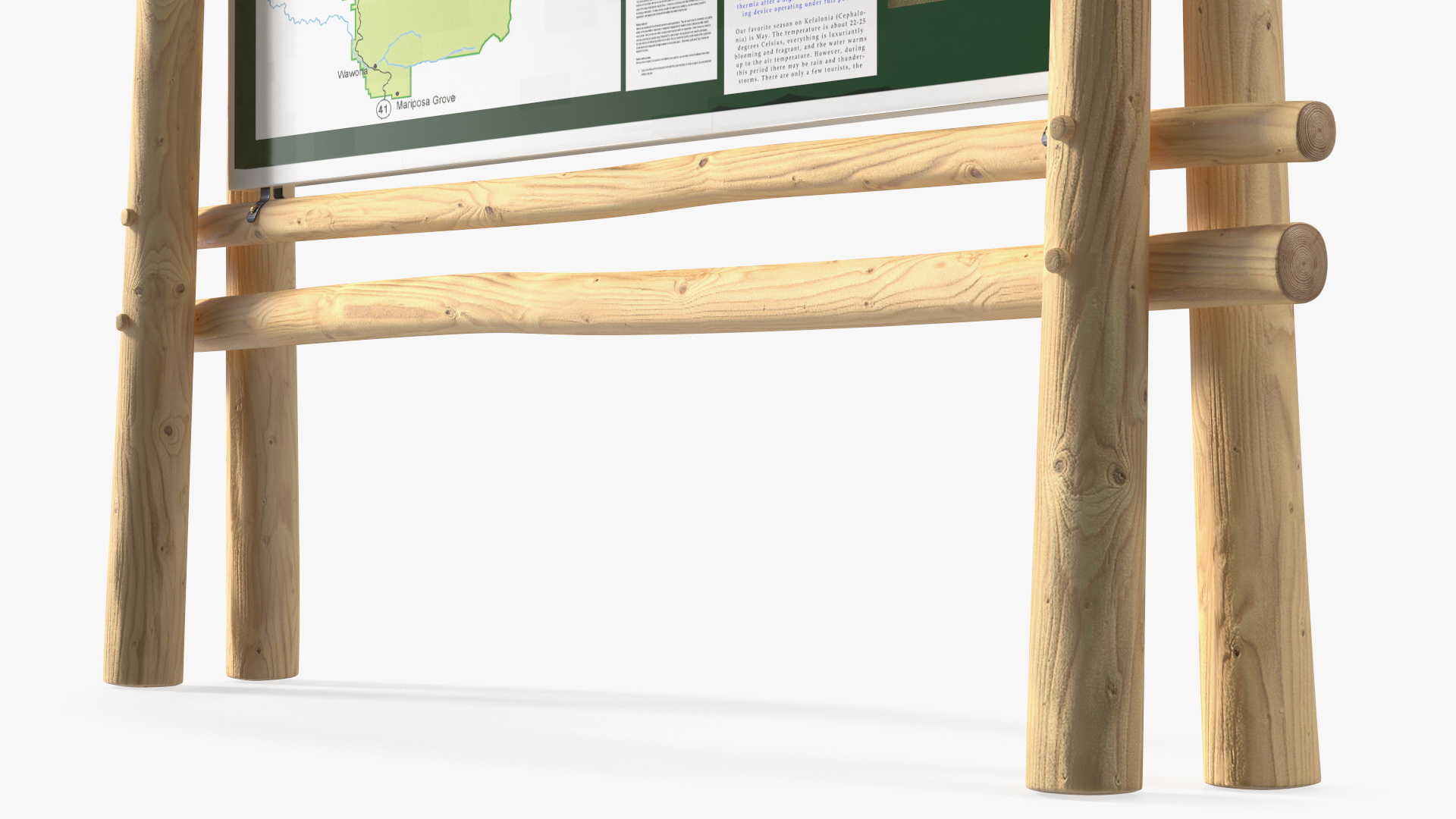 3D Hiking Information Board New model