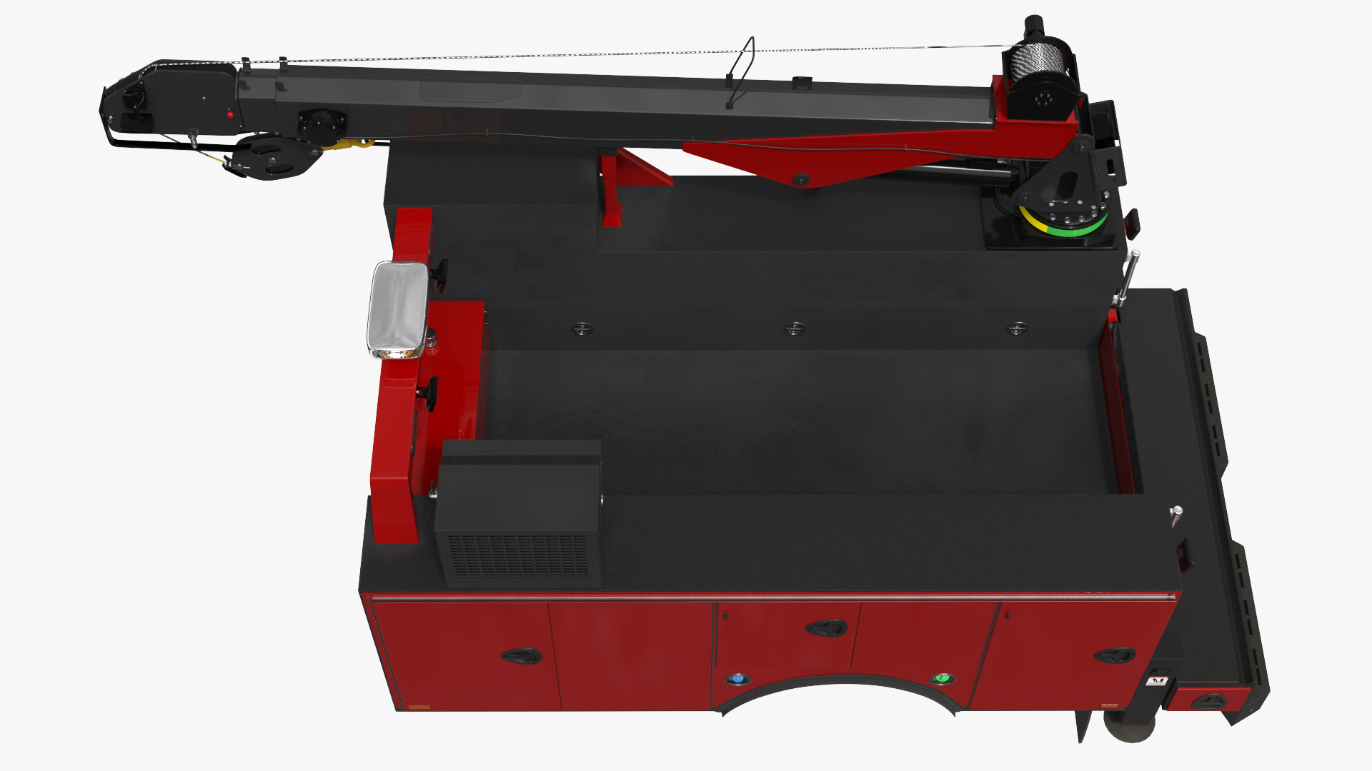 Module Telescopic Boom Service Crane for Truck Rigged - view 2