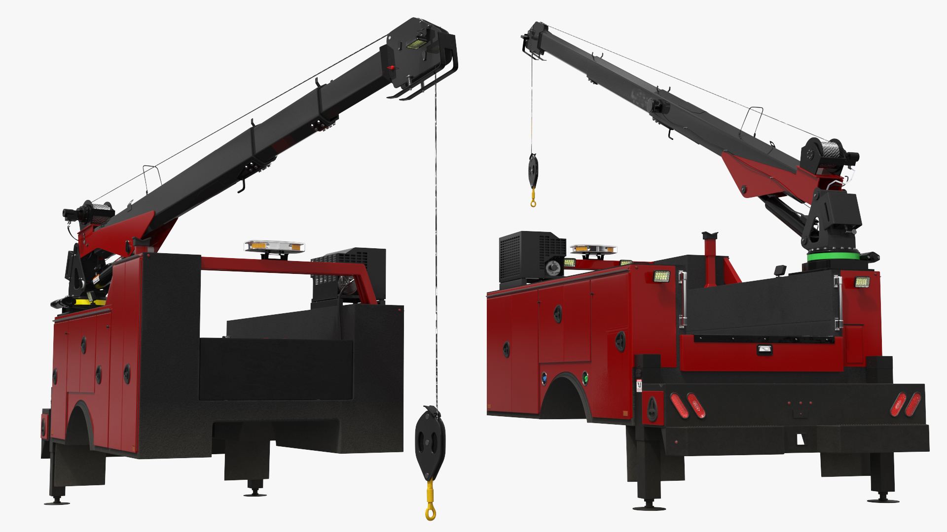 Module Telescopic Boom Service Crane for Truck Rigged - view 9