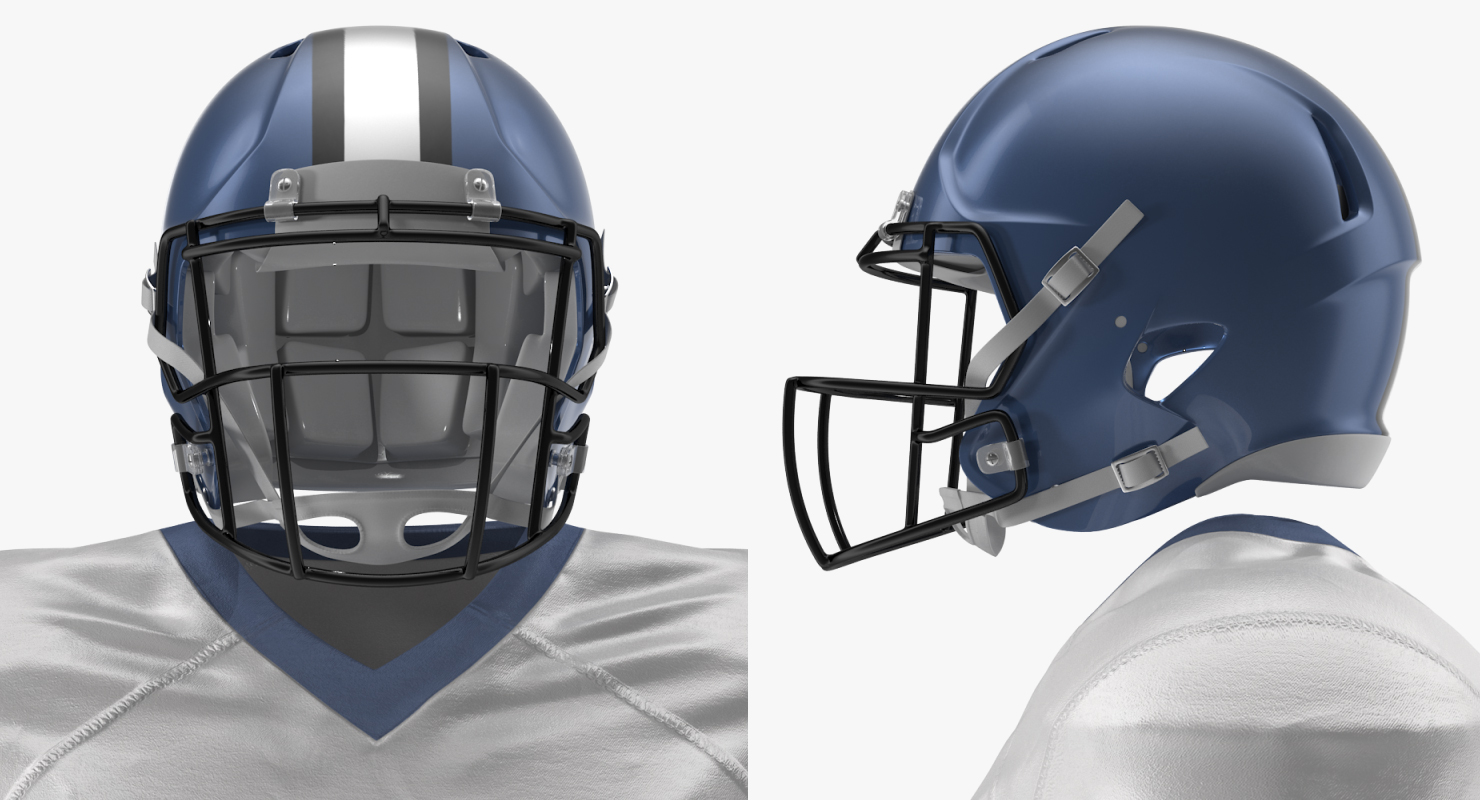 American Football Player Uniform 3D