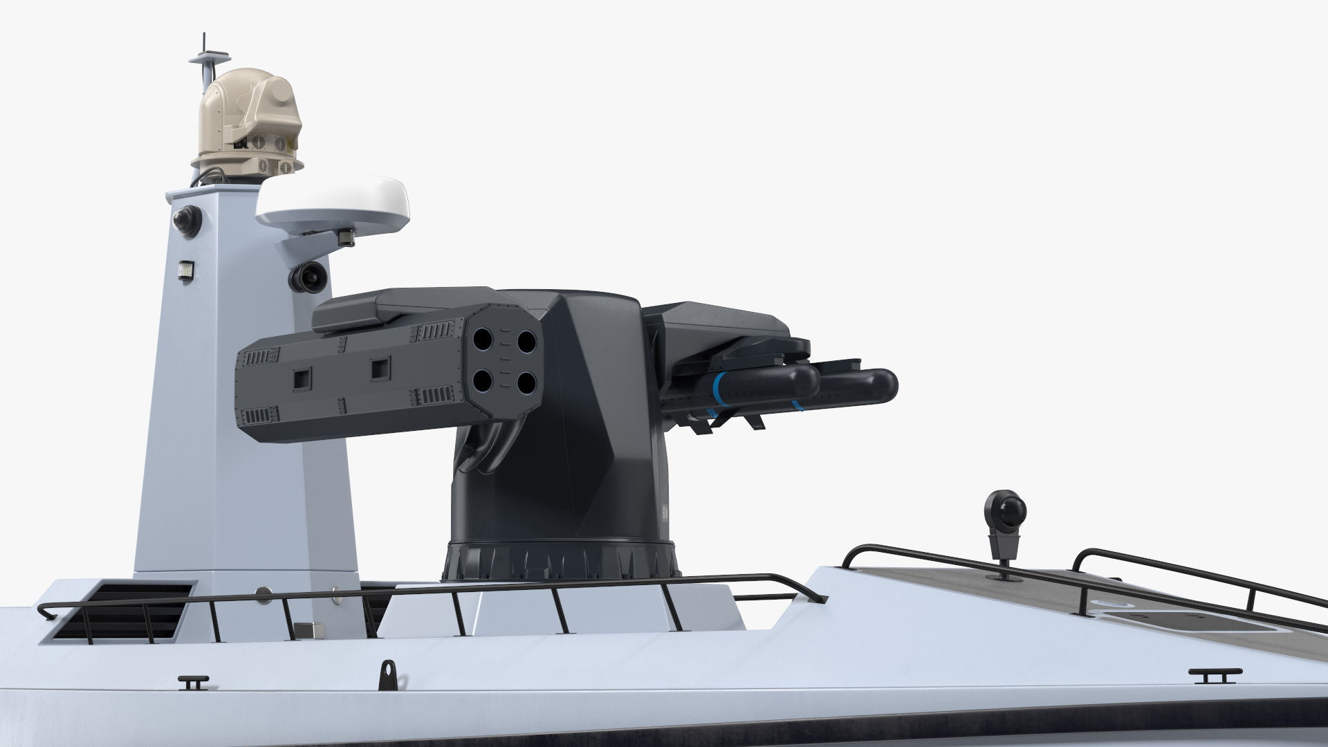 3D model Unmanned Patrol Boat