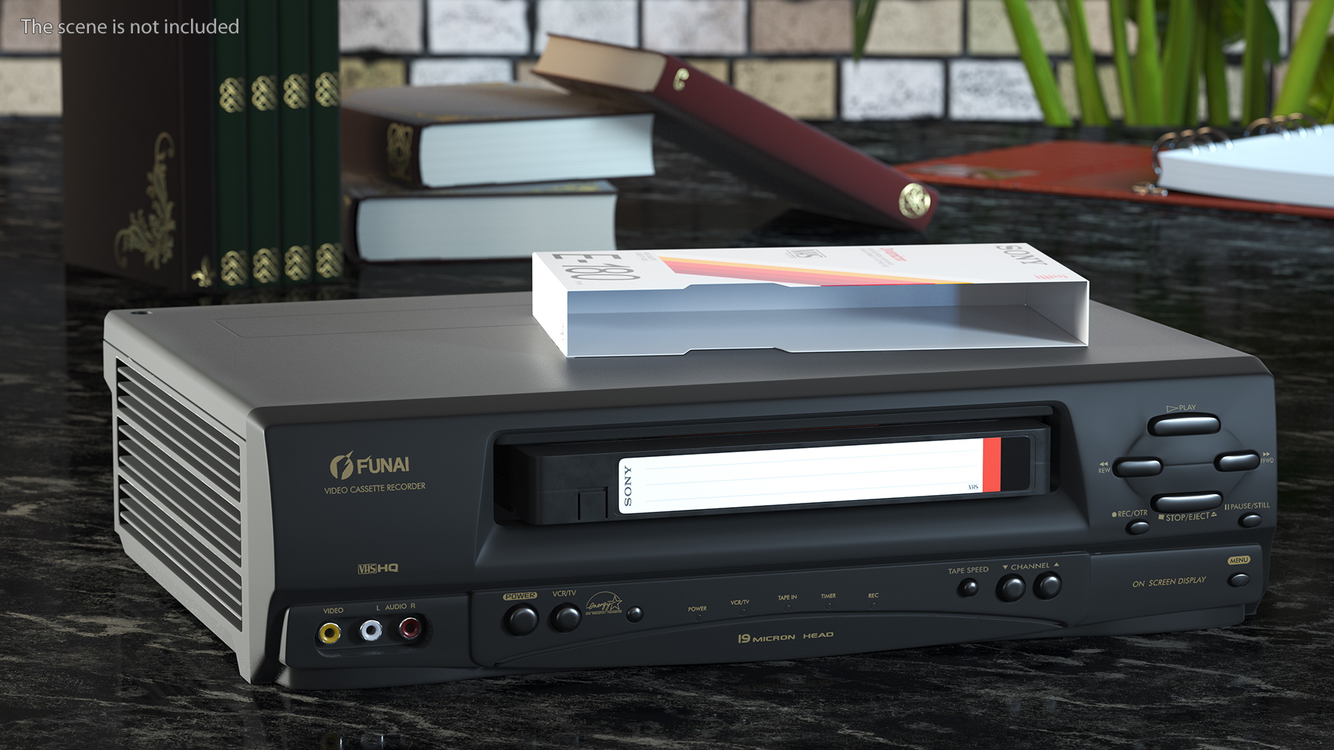 Funai F260LA VHS Player Recorder with Sony Tape 3D