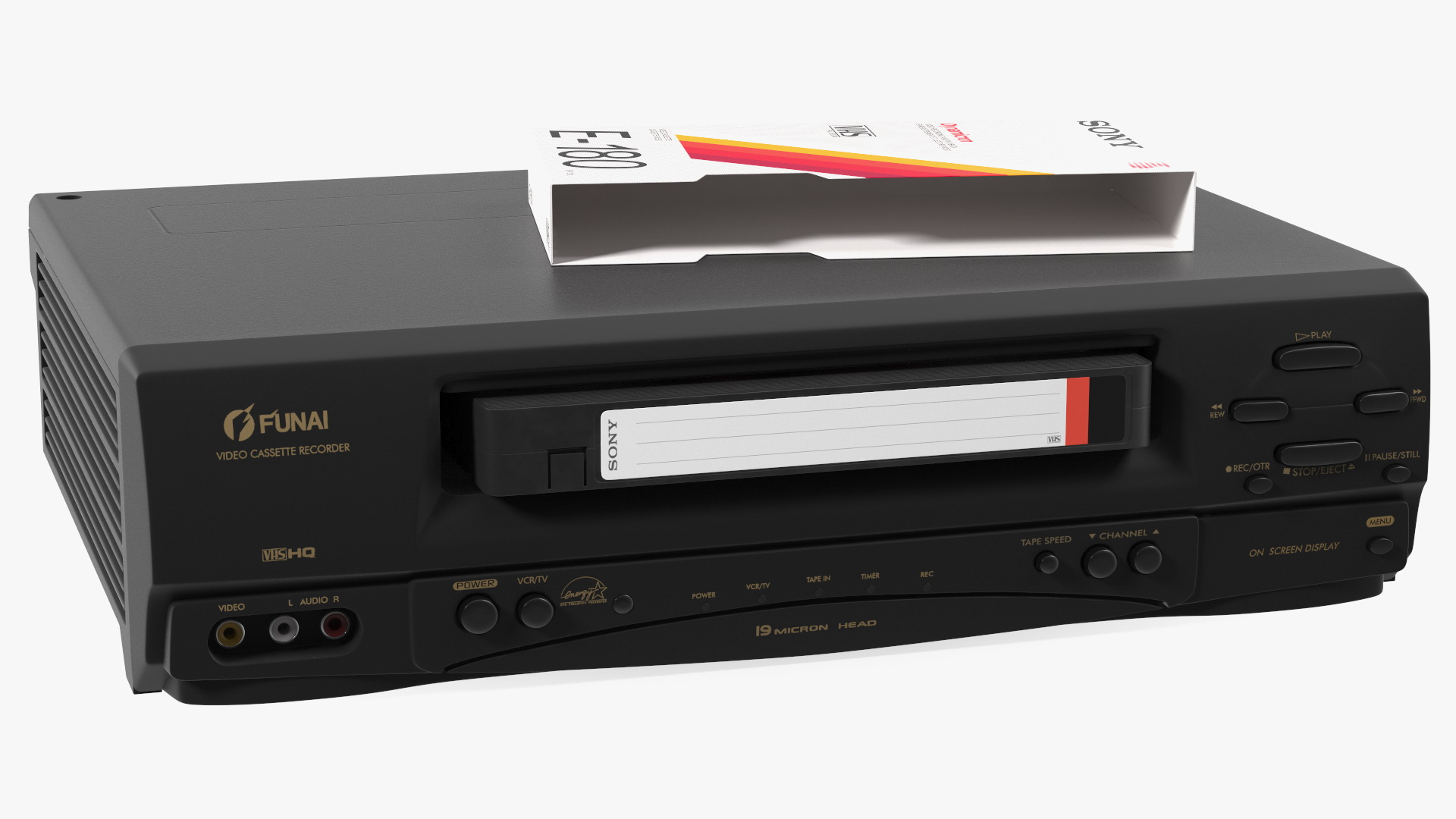 Funai F260LA VHS Player Recorder with Sony Tape 3D