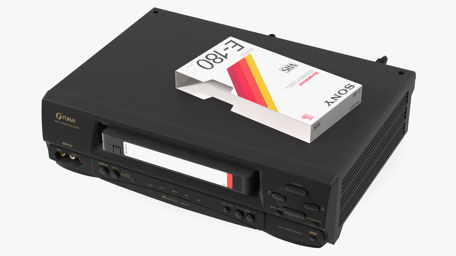 Funai F260LA VHS Player Recorder with Sony Tape 3D