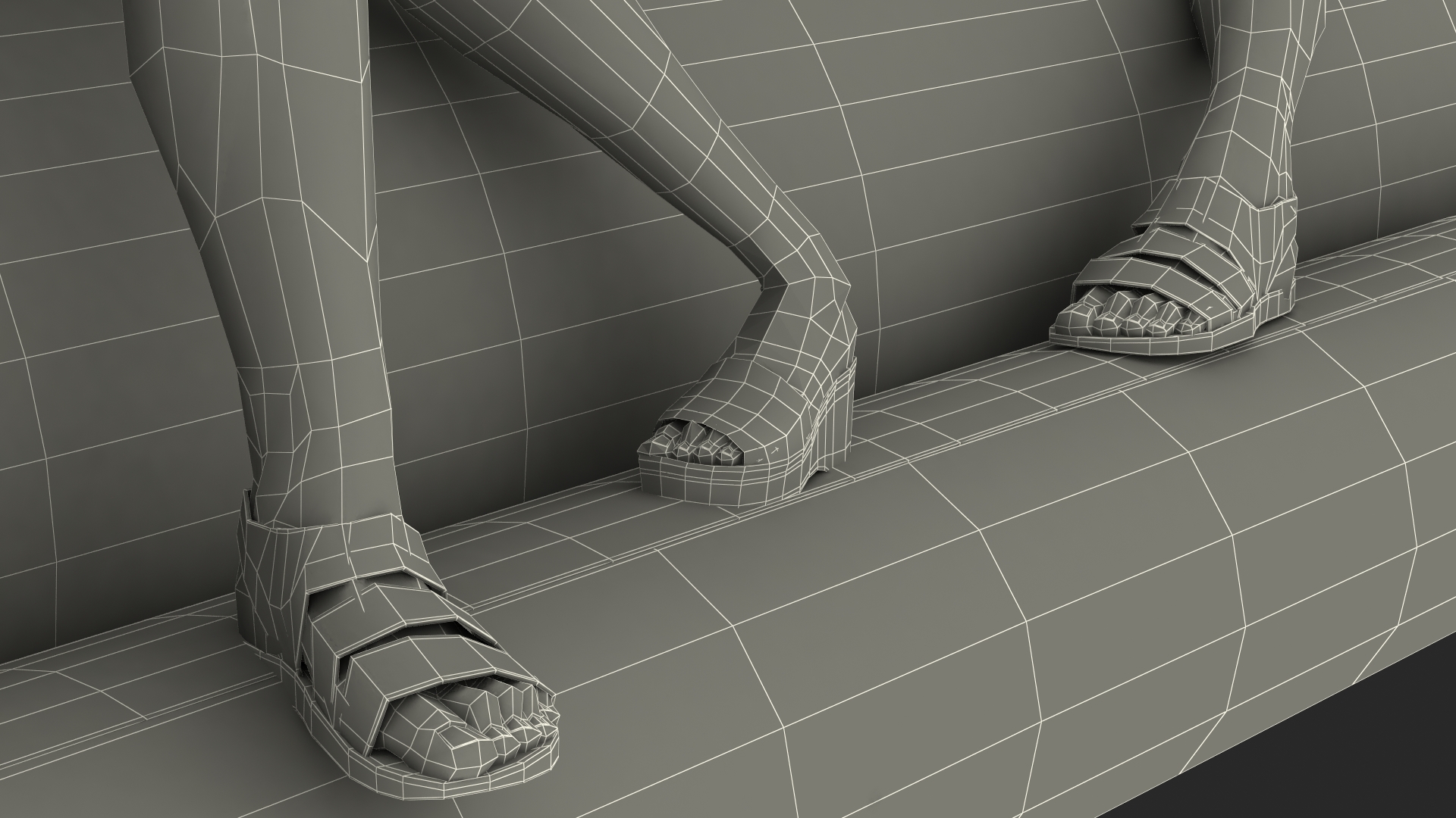 3D model Banana Boat With People Rigged