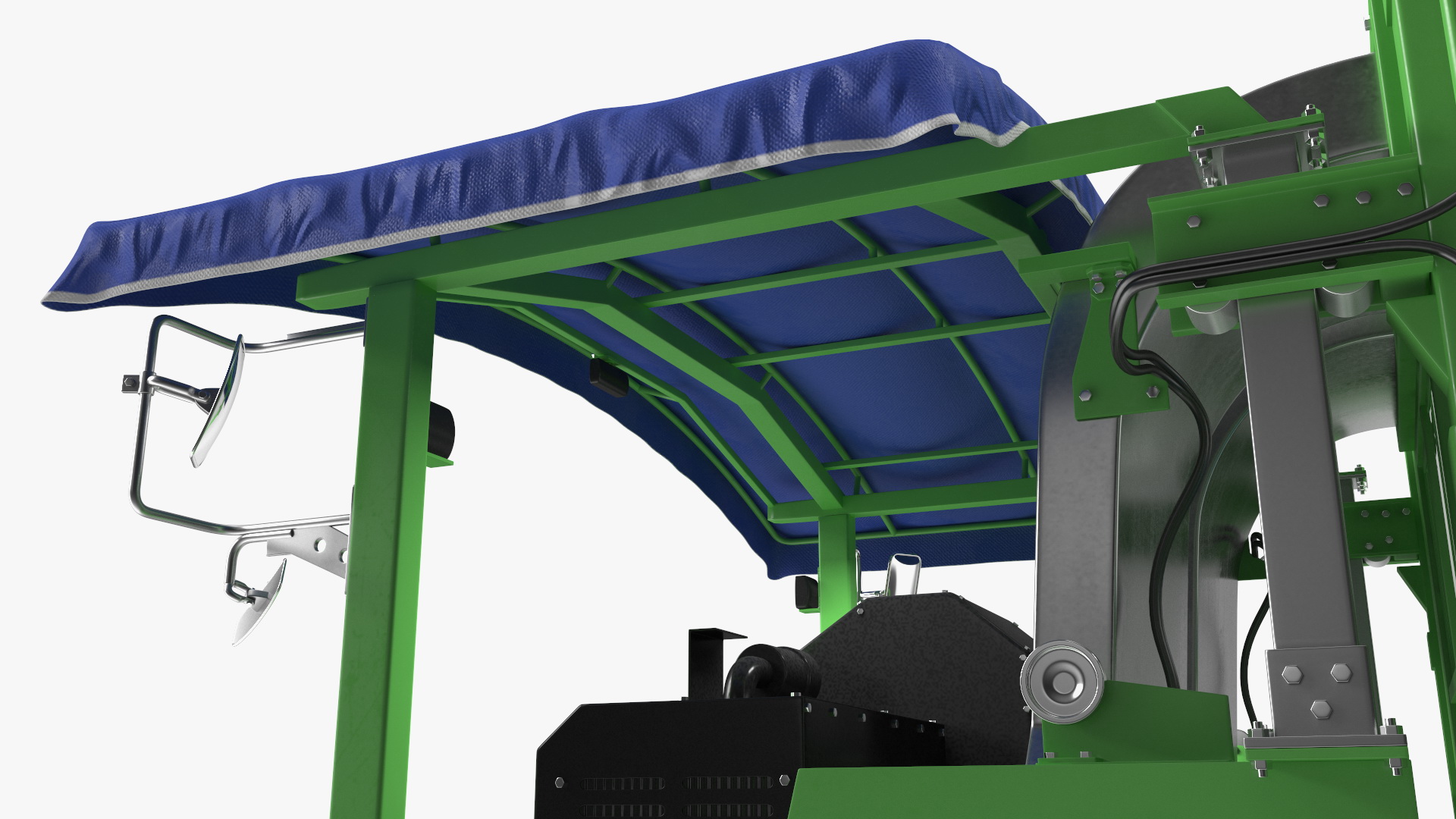 3D model Self Propelled Tea Leaf Harvester Rigged