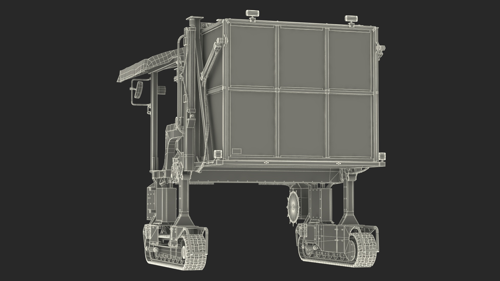 3D model Self Propelled Tea Leaf Harvester Rigged
