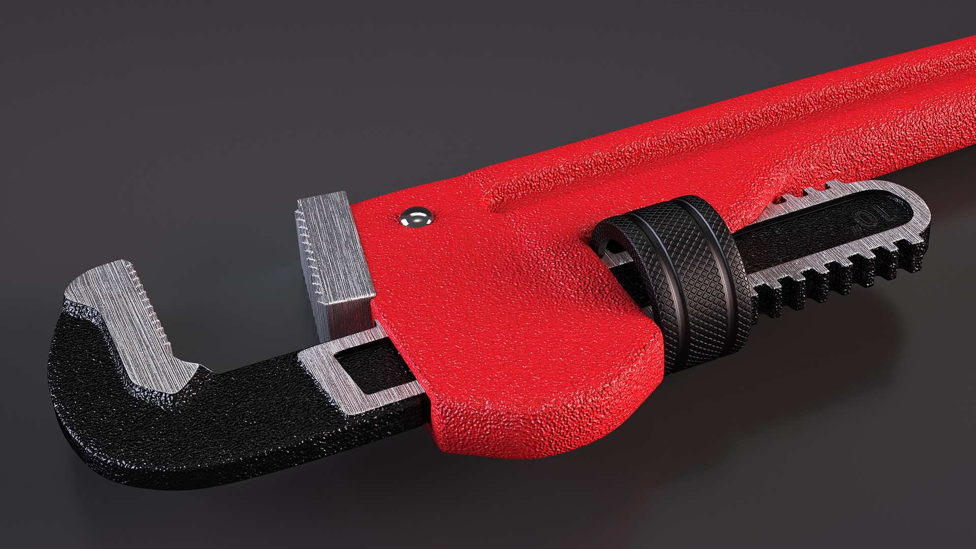 3D model Straight Pipe Wrench