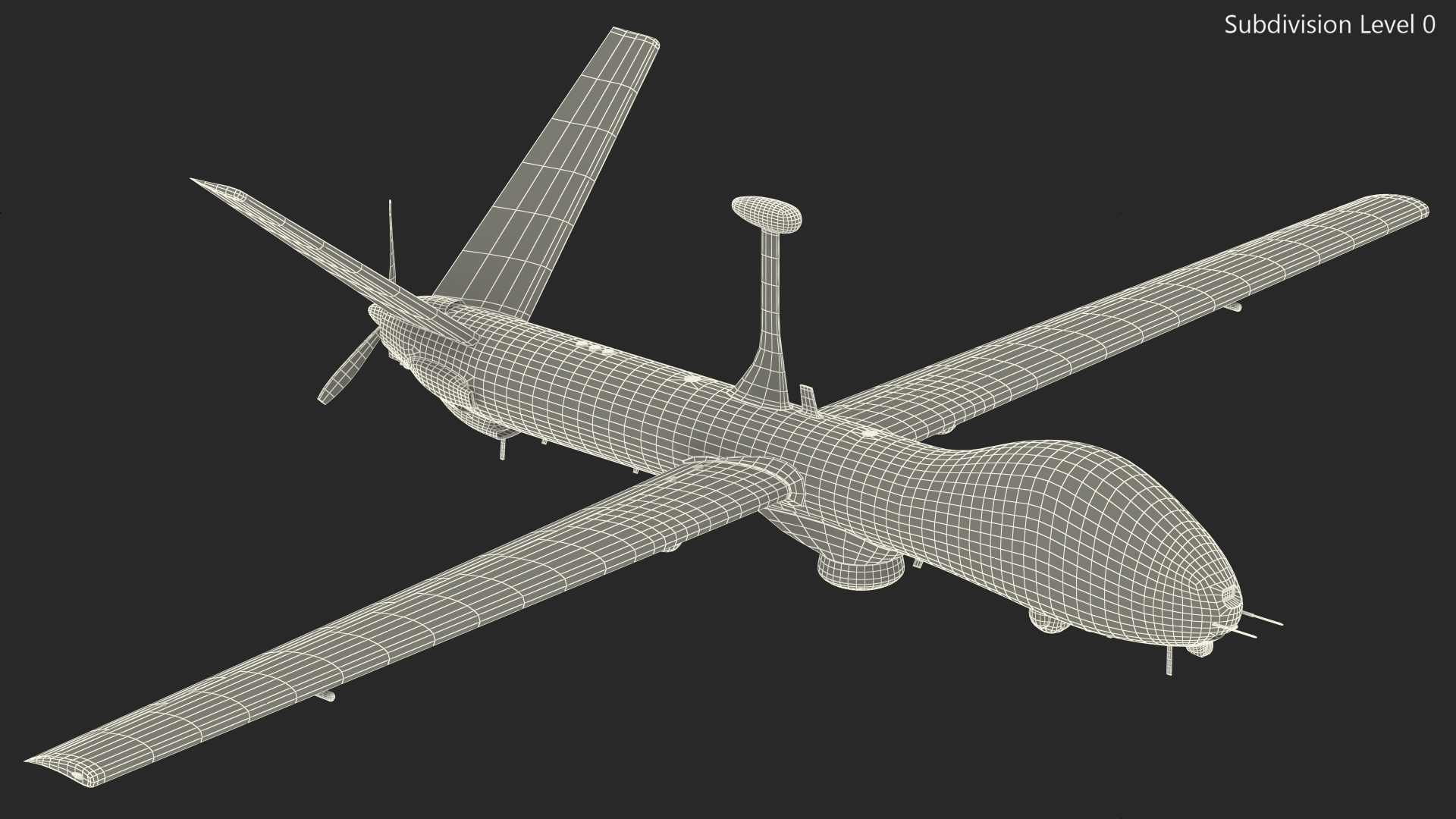 Elbit Hermes 900 UAV Flight 3D
