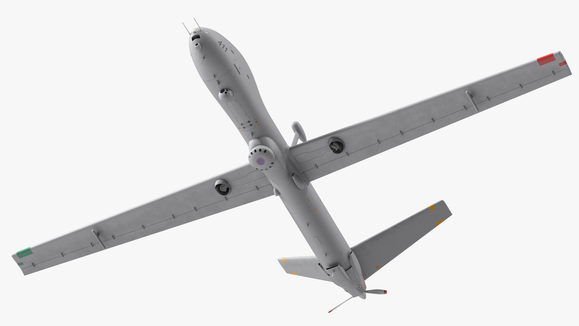 Elbit Hermes 900 UAV Flight 3D